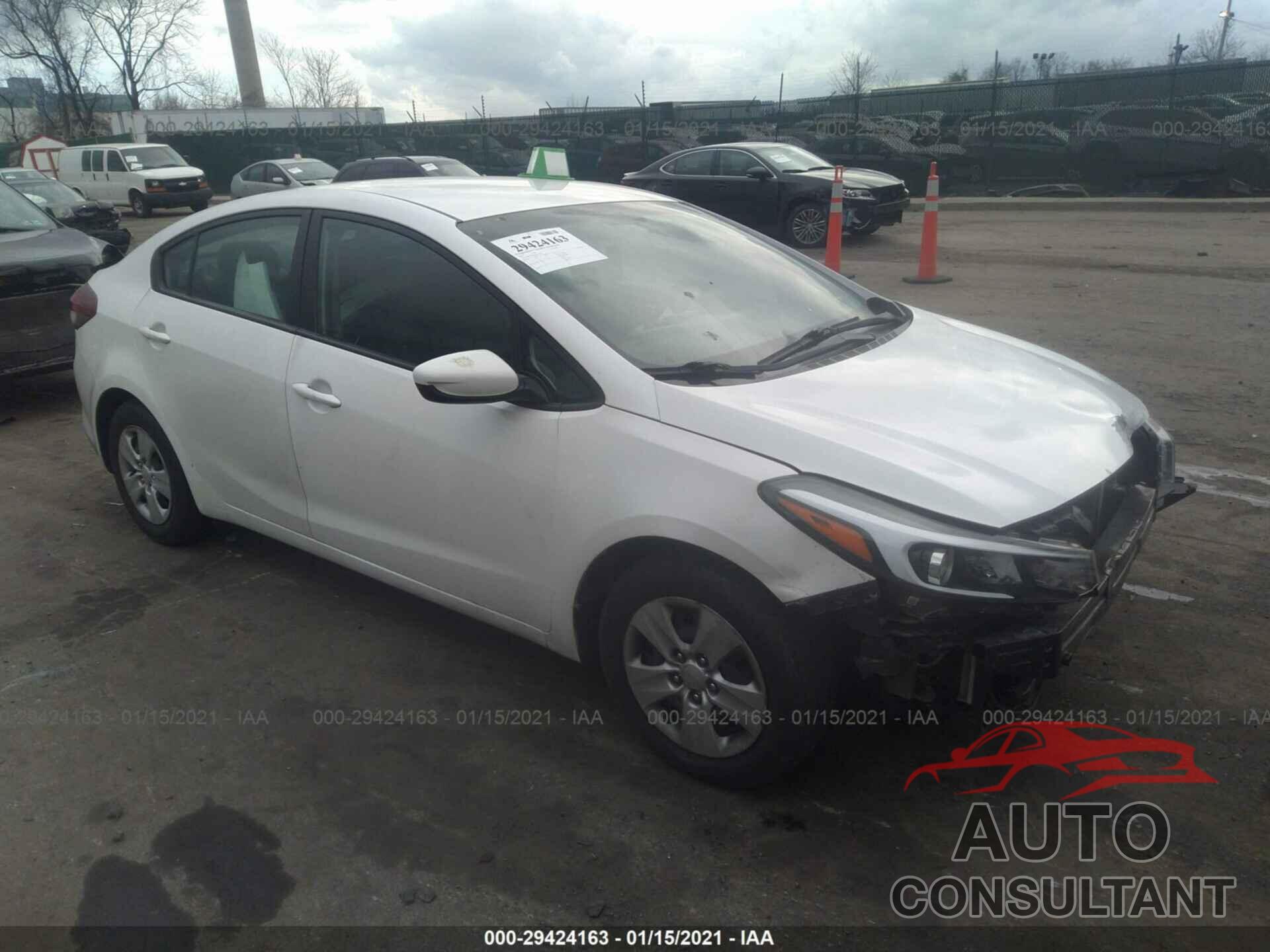 KIA FORTE 2017 - 3KPFL4A76HE012399