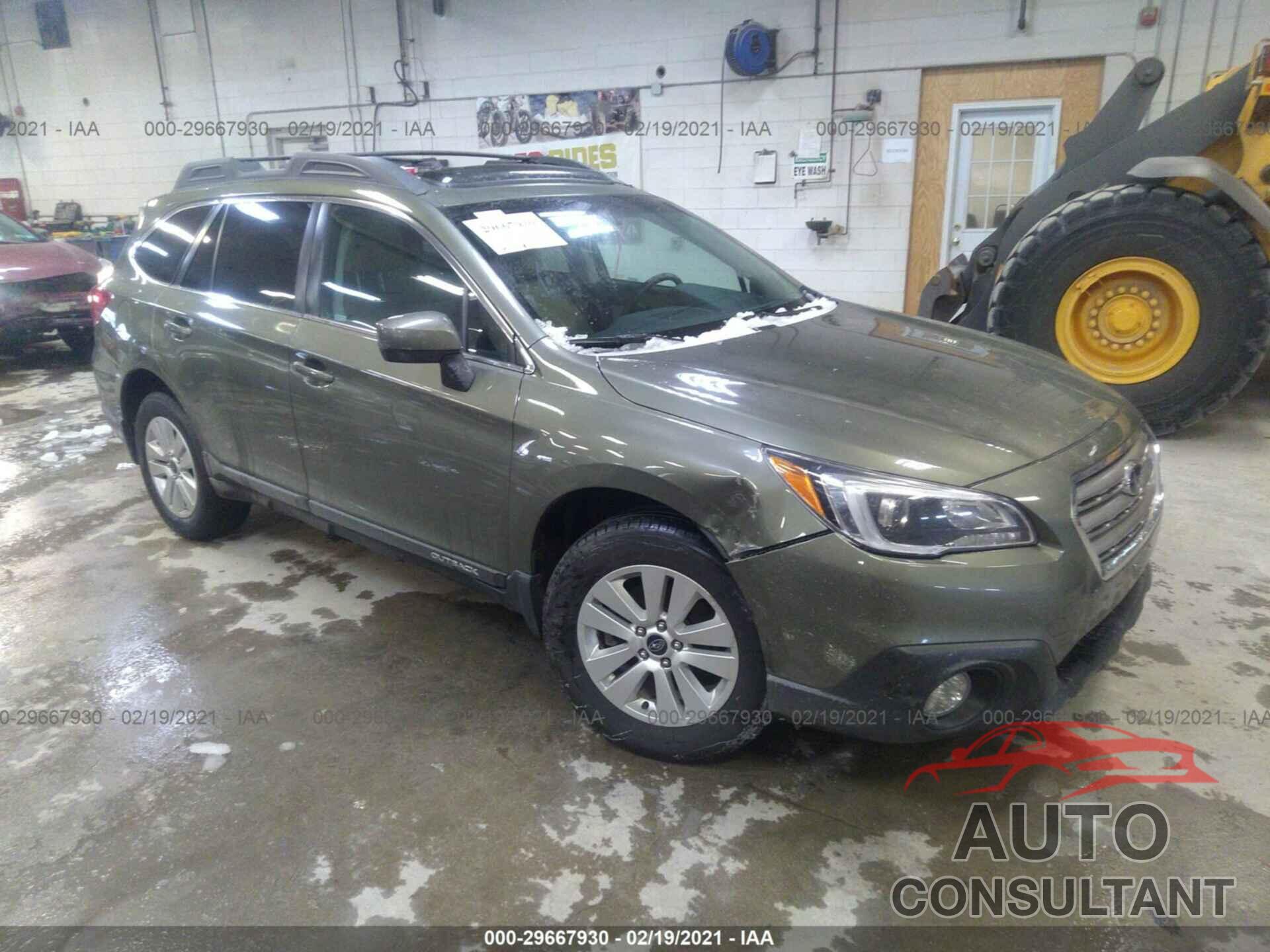 SUBARU OUTBACK 2016 - 4S4BSADC1G3217350