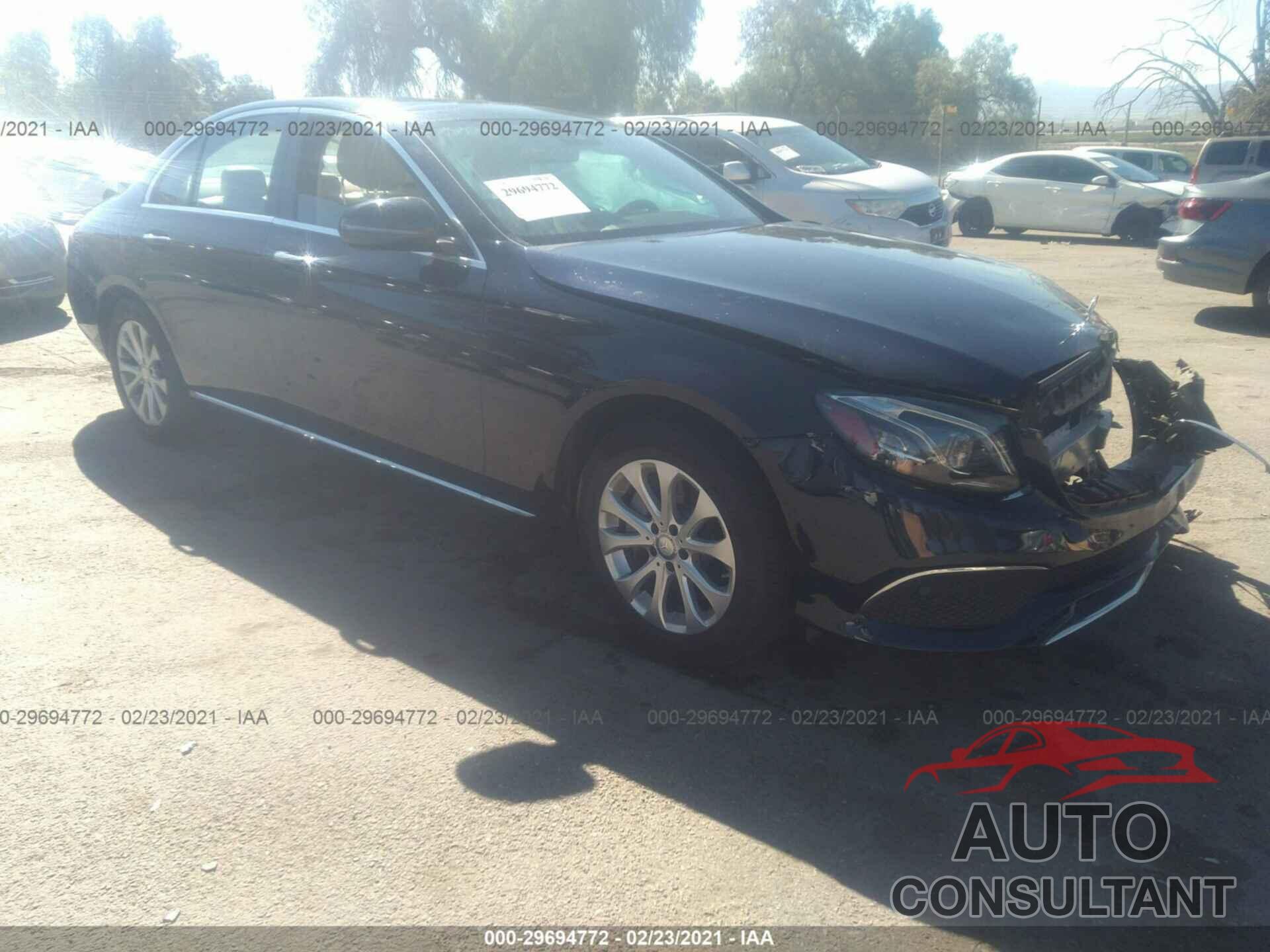 MERCEDES-BENZ E-CLASS 2017 - WDDZF4JB4HA139993