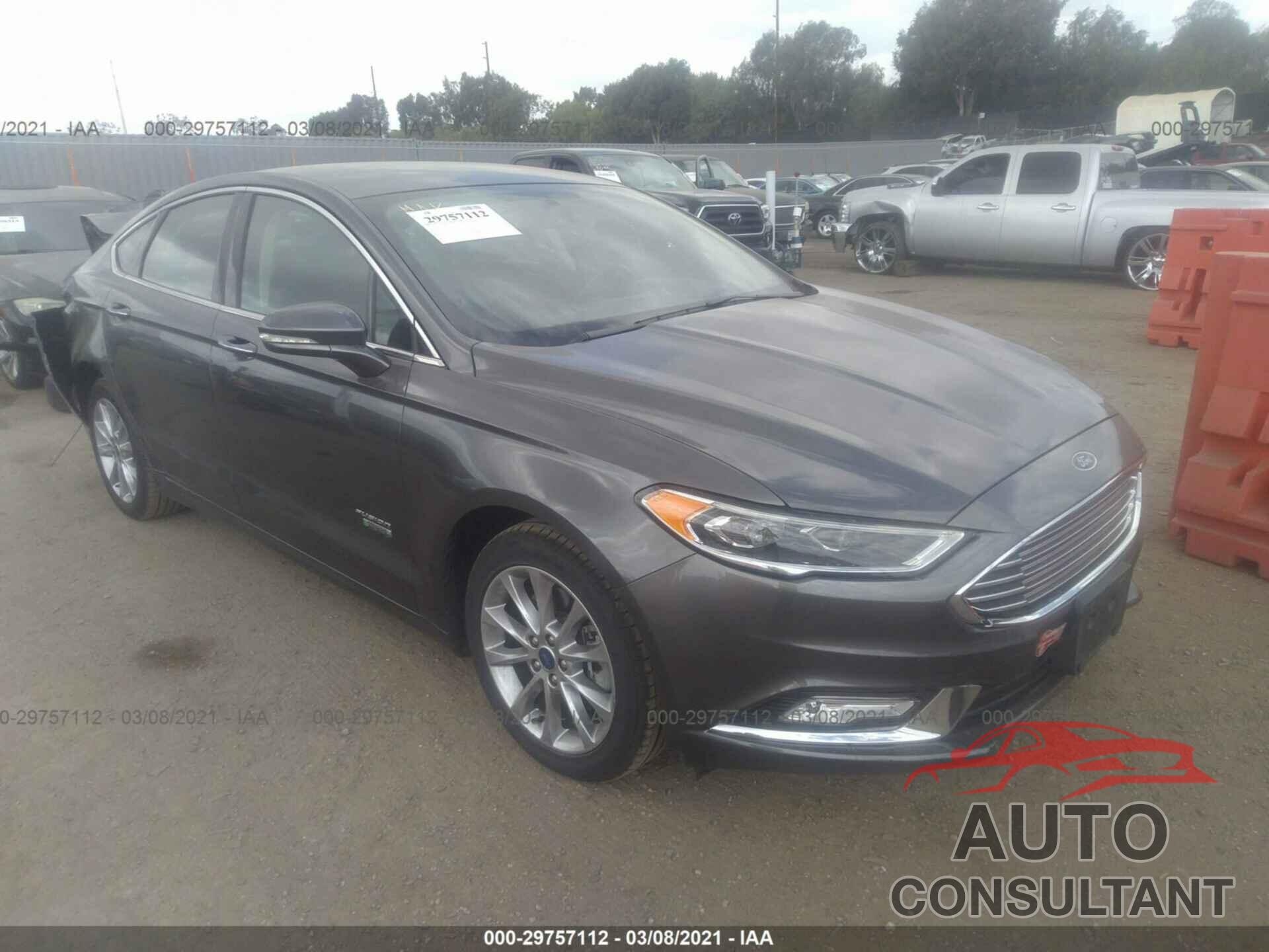 FORD FUSION ENERGI 2017 - 3FA6P0PU4HR275533