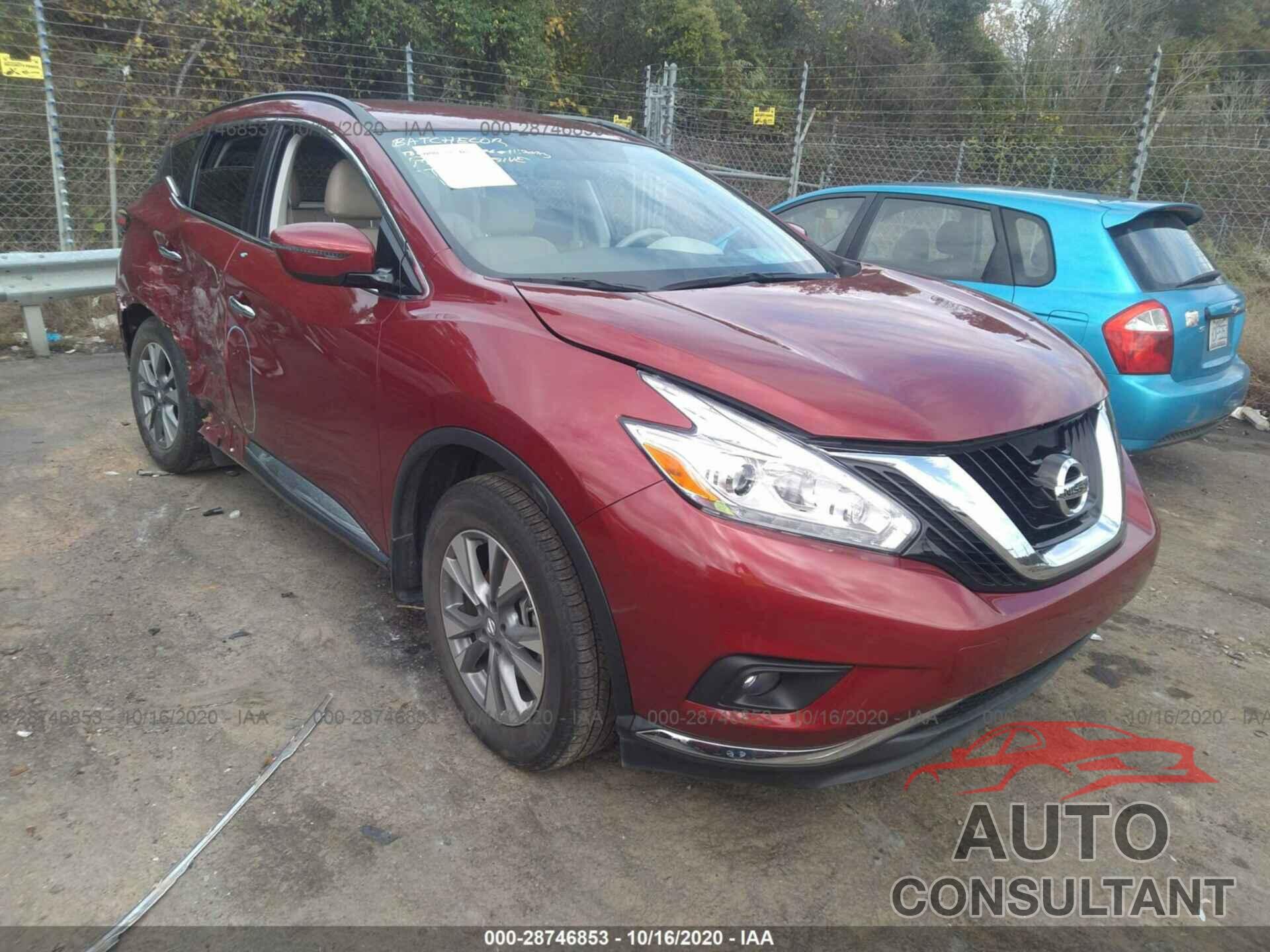 NISSAN MURANO 2017 - 5N1AZ2MH9HN117530