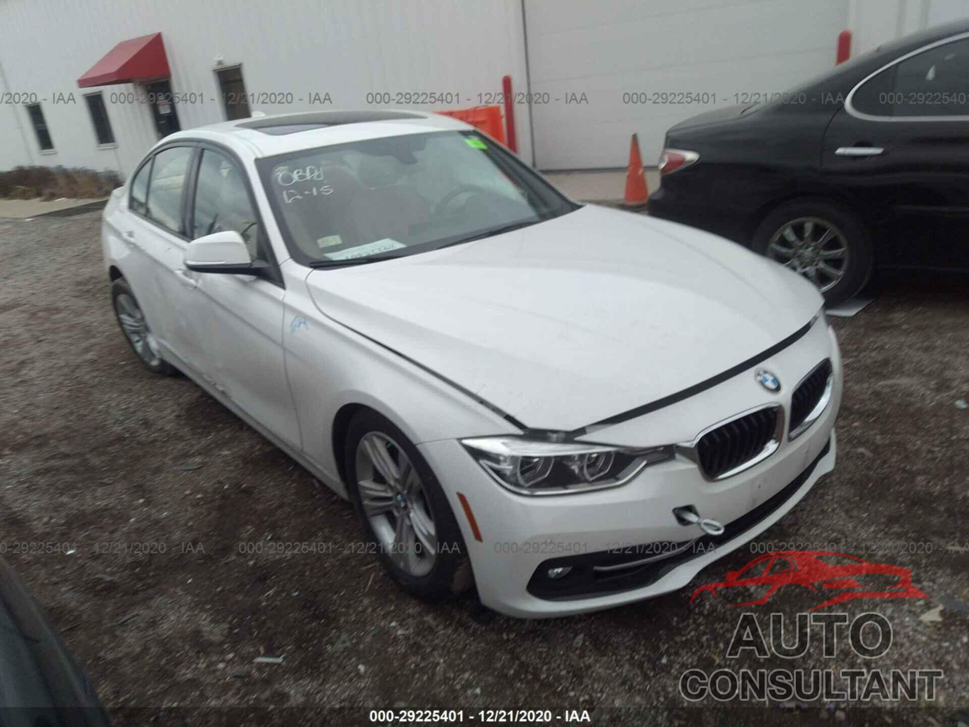 BMW 3 SERIES 2016 - WBA8E3G56GNT77787
