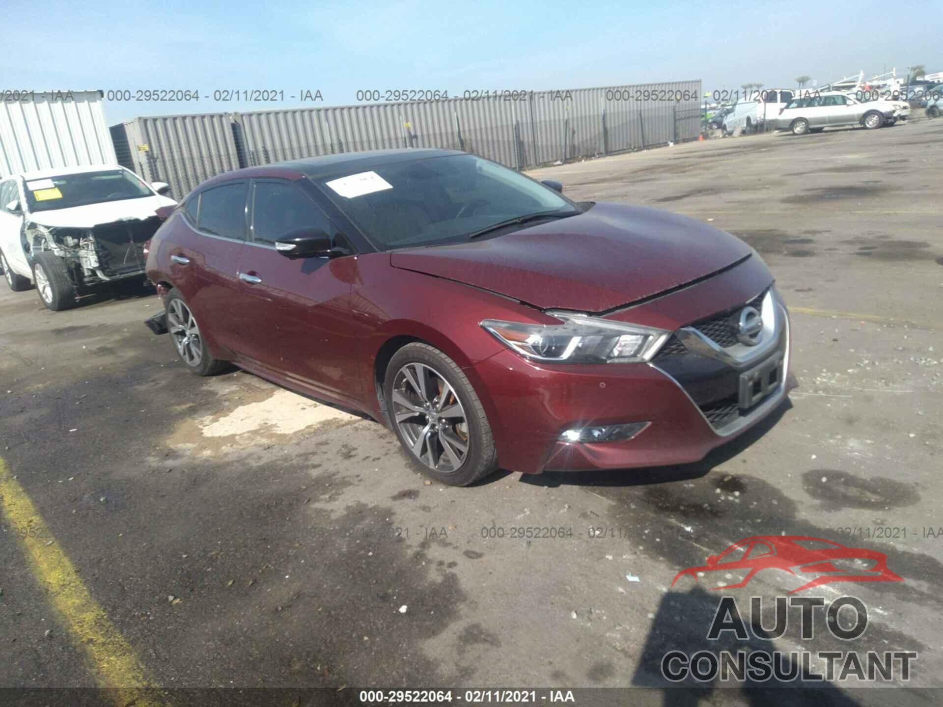 NISSAN MAXIMA 2016 - 1N4AA6APXGC436224