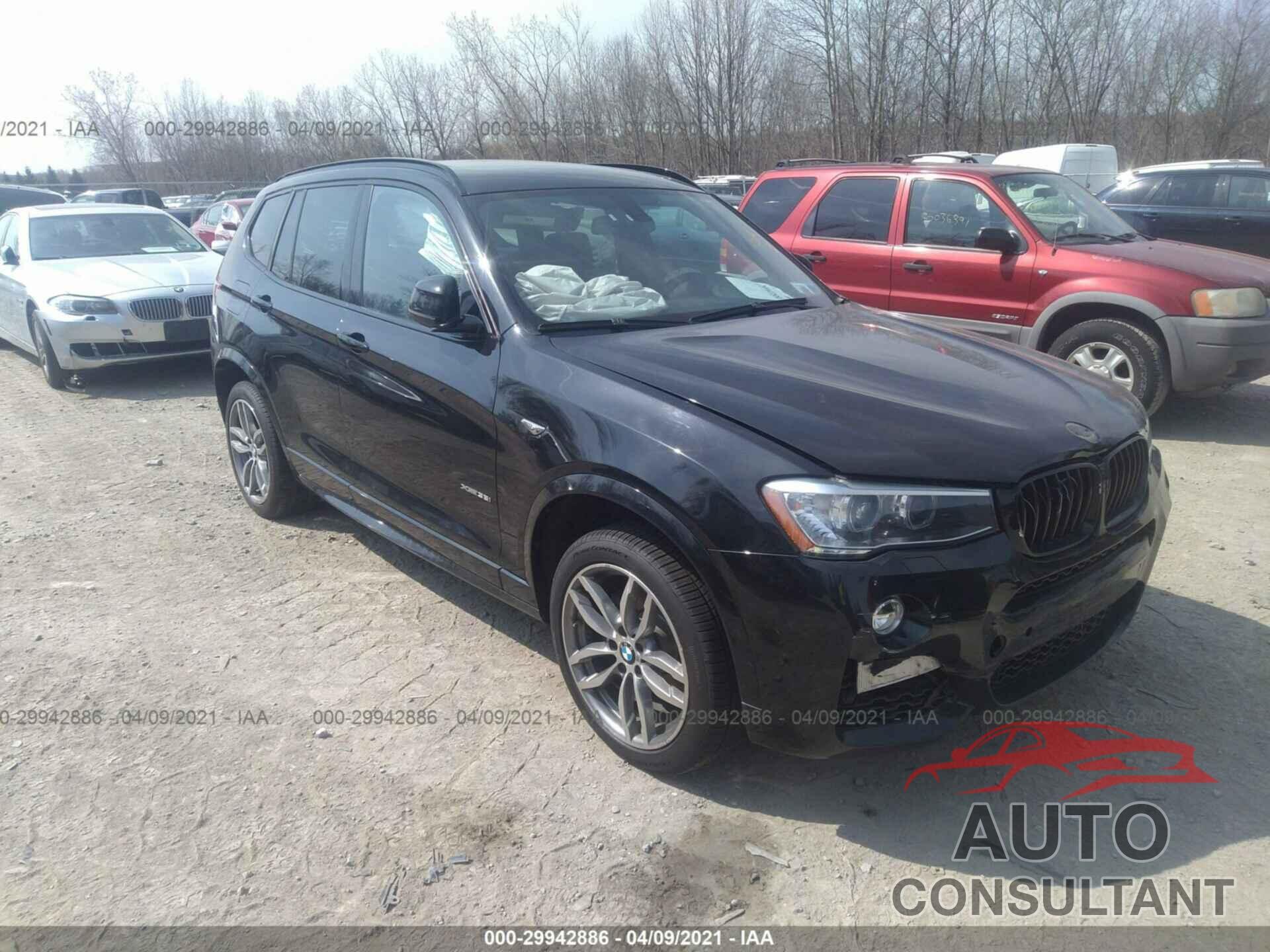 BMW X3 2016 - 5UXWX7C51G0R17950