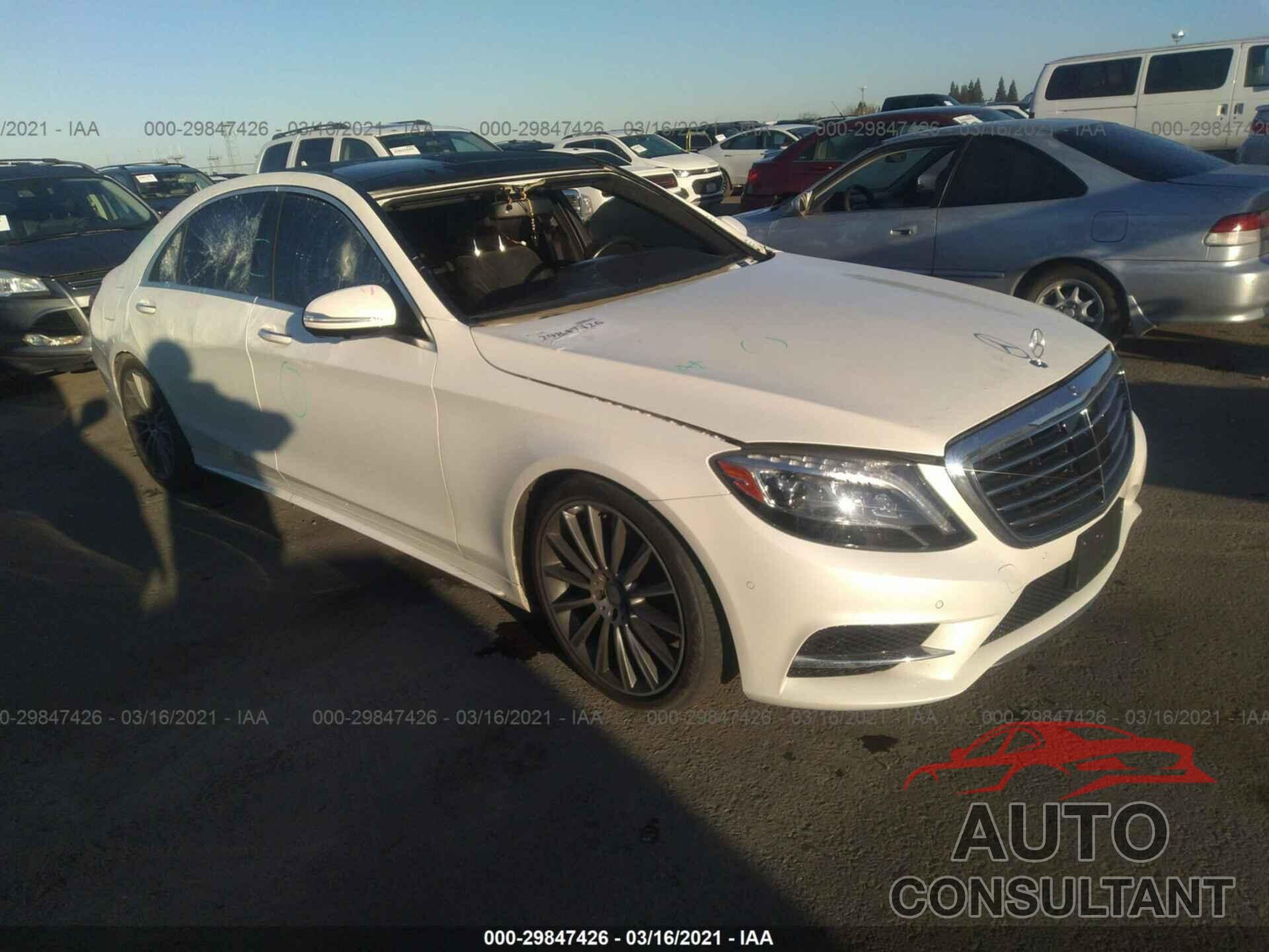 MERCEDES-BENZ S-CLASS 2017 - WDDUG8CB8HA321143