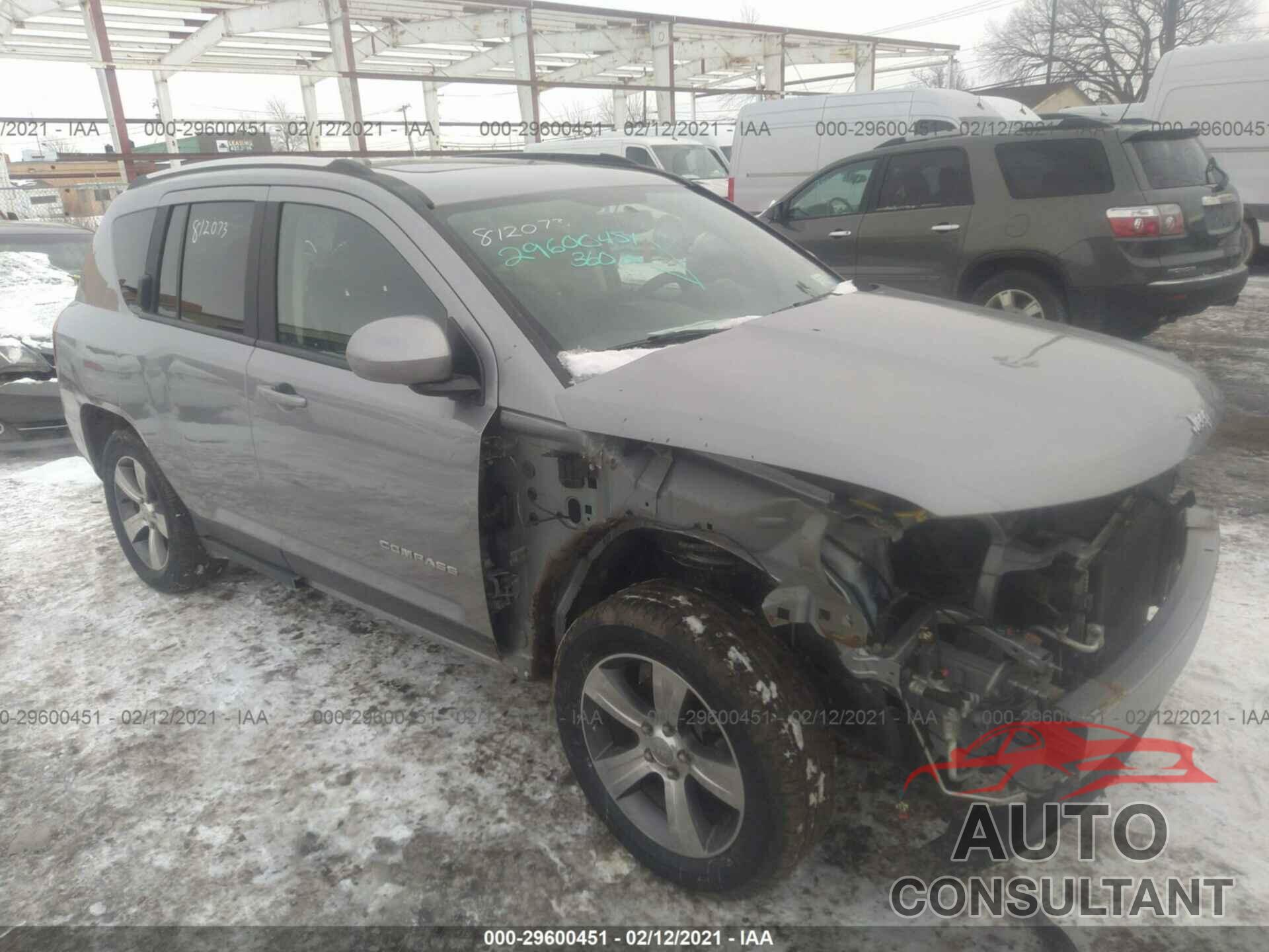 JEEP COMPASS 2017 - 1C4NJDEBXHD128433
