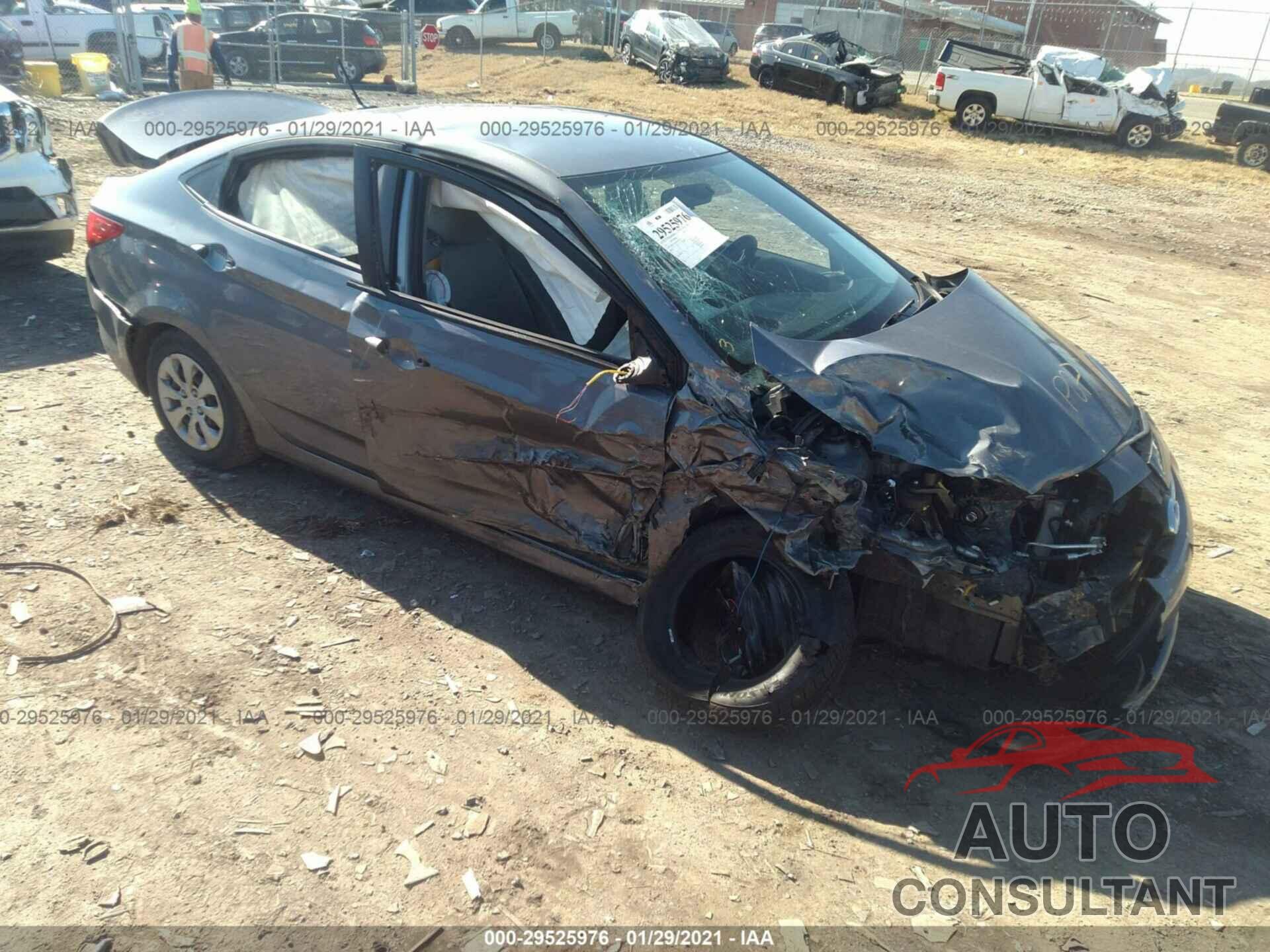 HYUNDAI ACCENT 2017 - KMHCT4AEXHU242526