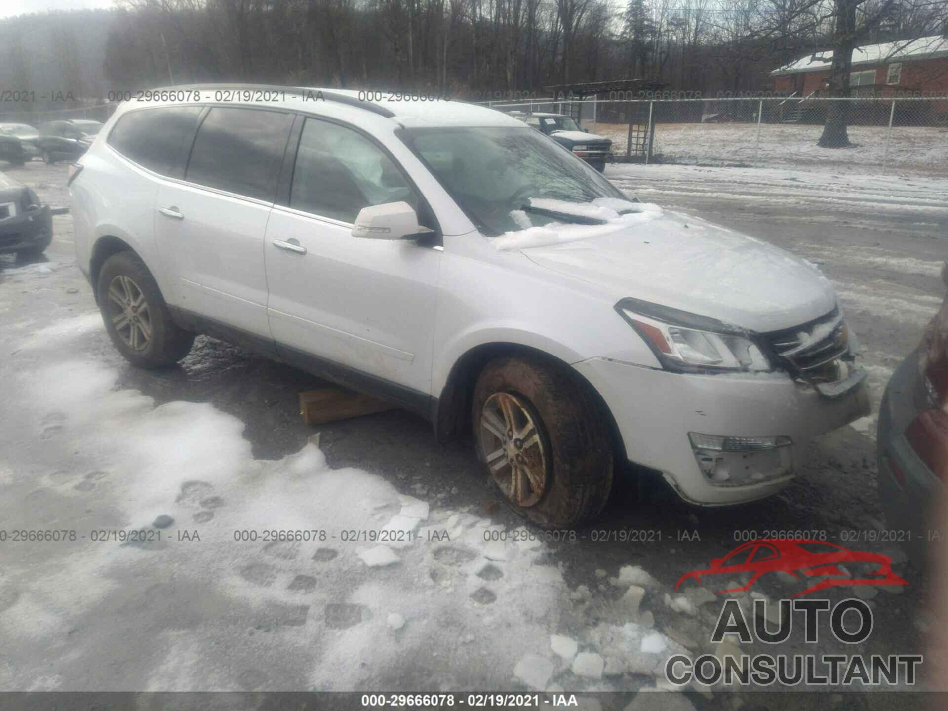 CHEVROLET TRAVERSE 2016 - 1GNKRGKD8GJ277045