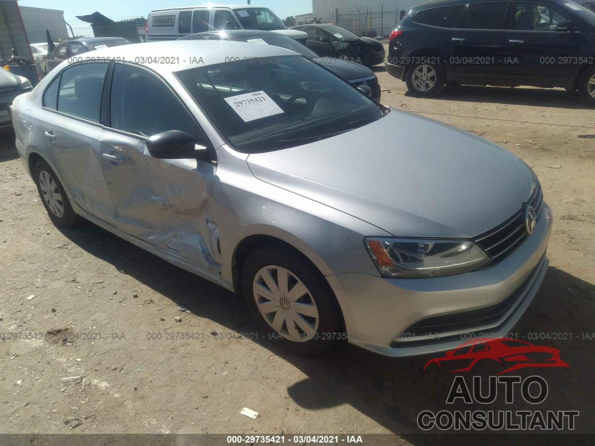 VOLKSWAGEN JETTA SEDAN 2016 - 3VW267AJXGM352482