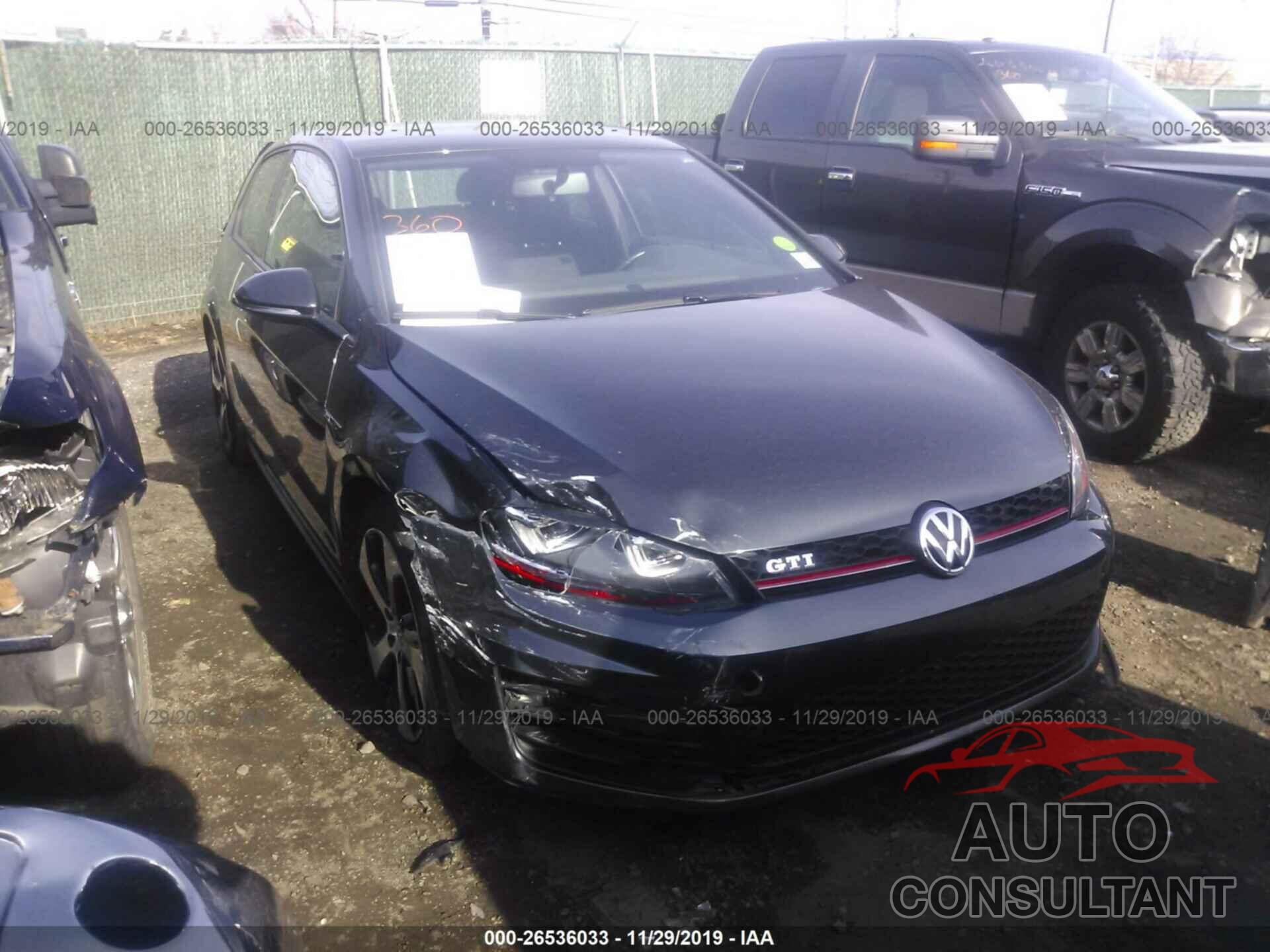 VOLKSWAGEN GTI 2015 - 3VWYT7AU3FM026325
