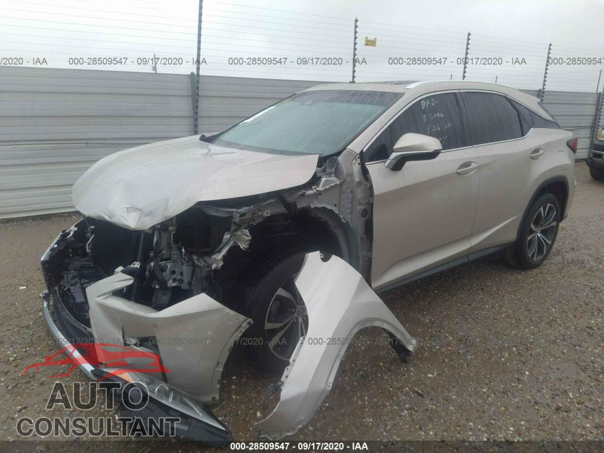 LEXUS RX 2017 - 2T2ZZMCAXHC047543