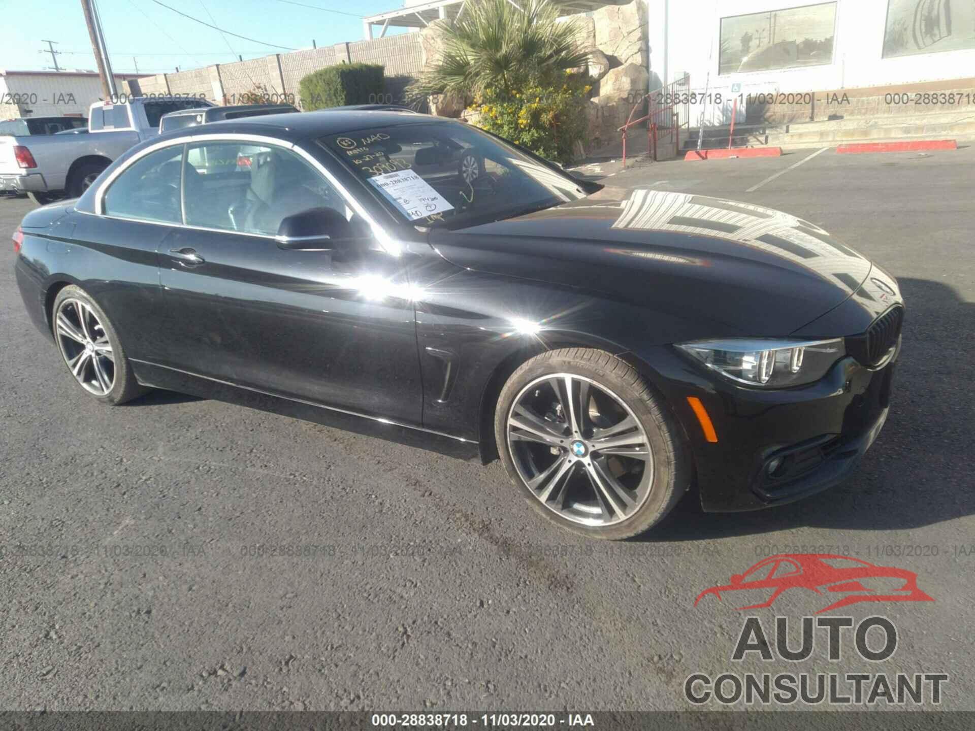 BMW 4 SERIES 2018 - WBA4Z1C59JEC72314