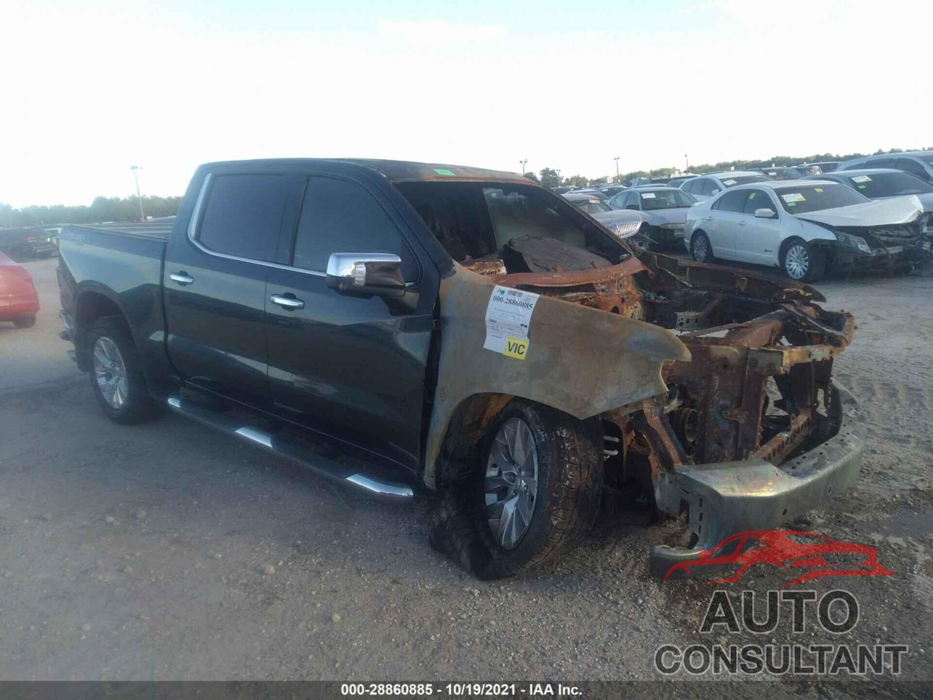 CHEVROLET SILVERADO 1500 2019 - 1GCUYGED7KZ139992