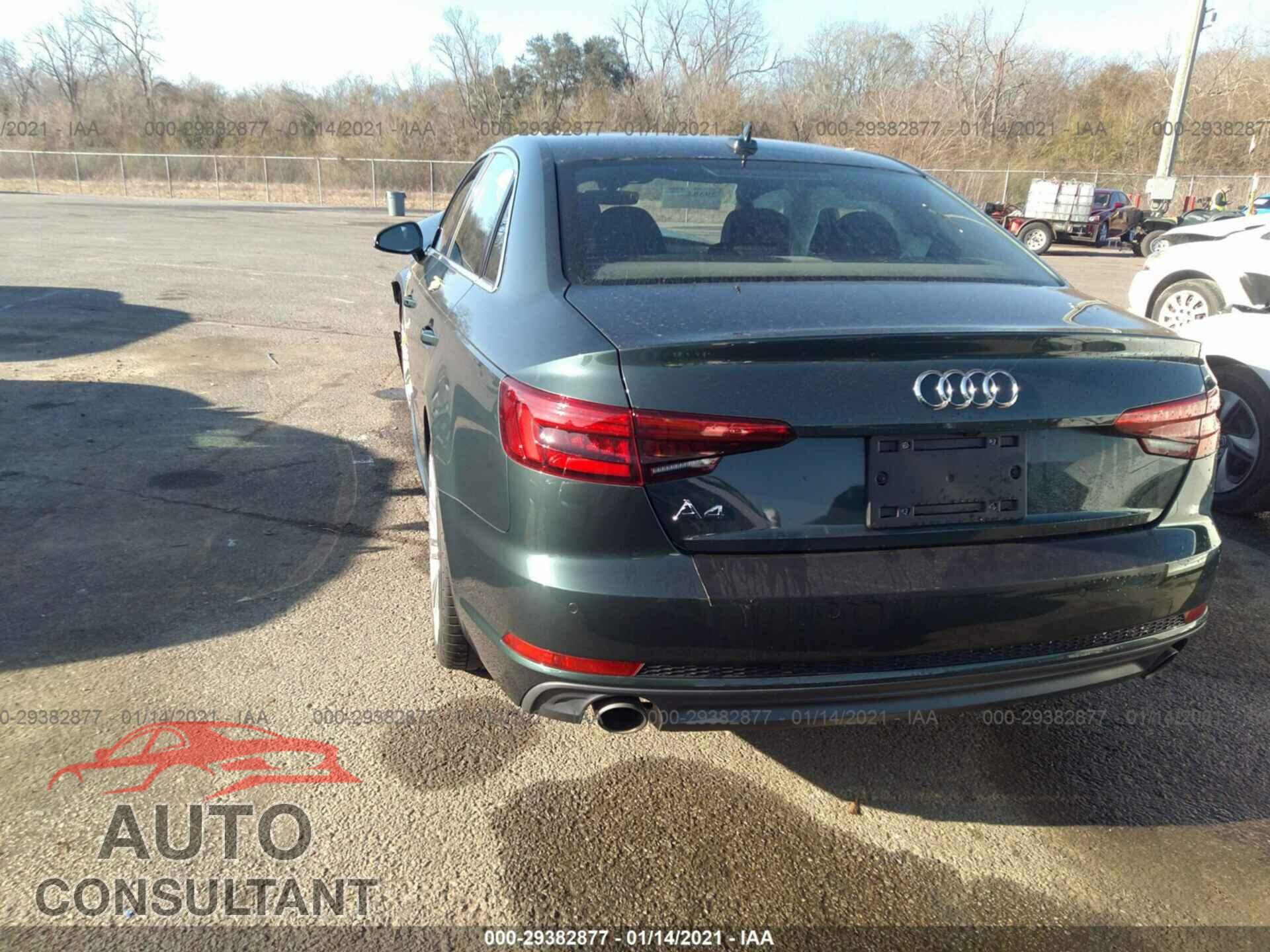 AUDI A4 2017 - WAULNAF49HN029491