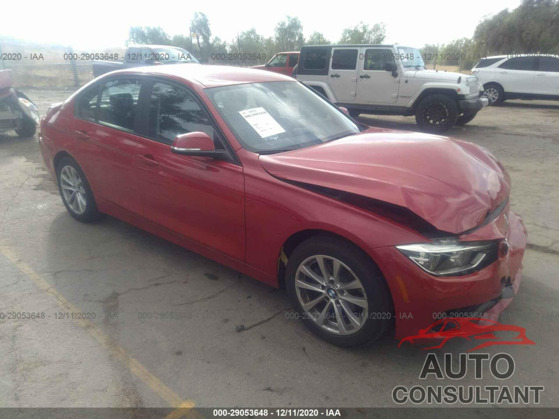 BMW 3 SERIES 2018 - WBA8A3C51JA505157
