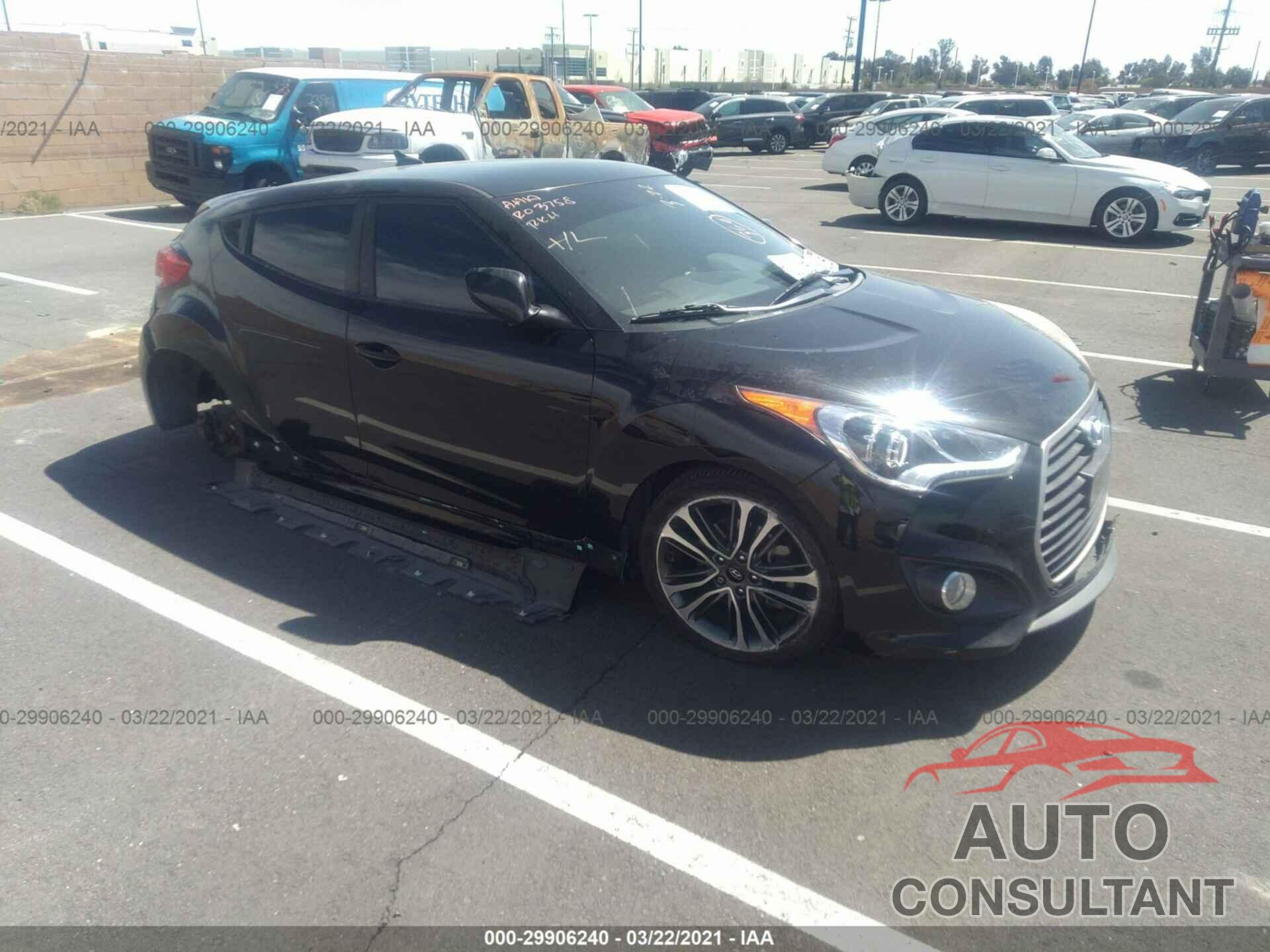 HYUNDAI VELOSTER 2016 - KMHTC6AE6GU292804