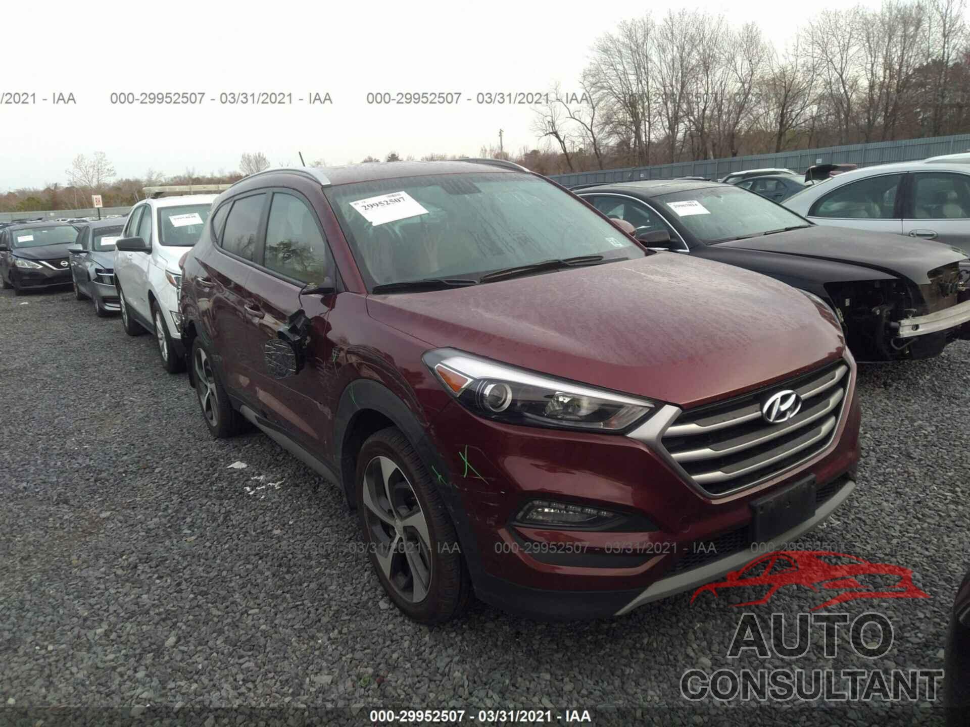 HYUNDAI TUCSON 2017 - KM8J3CA28HU374725