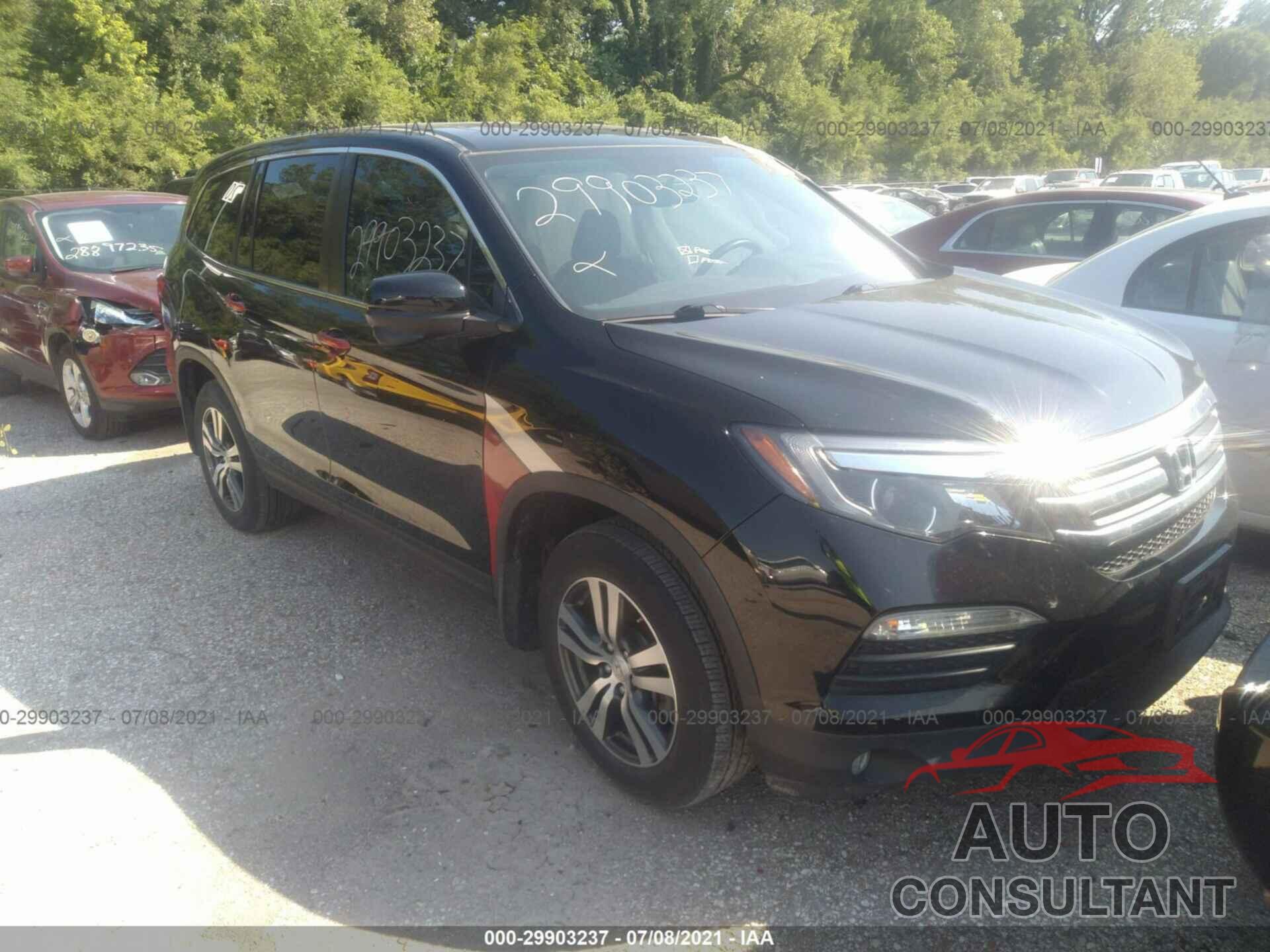 HONDA PILOT 2017 - 5FNYF6H59HB037260
