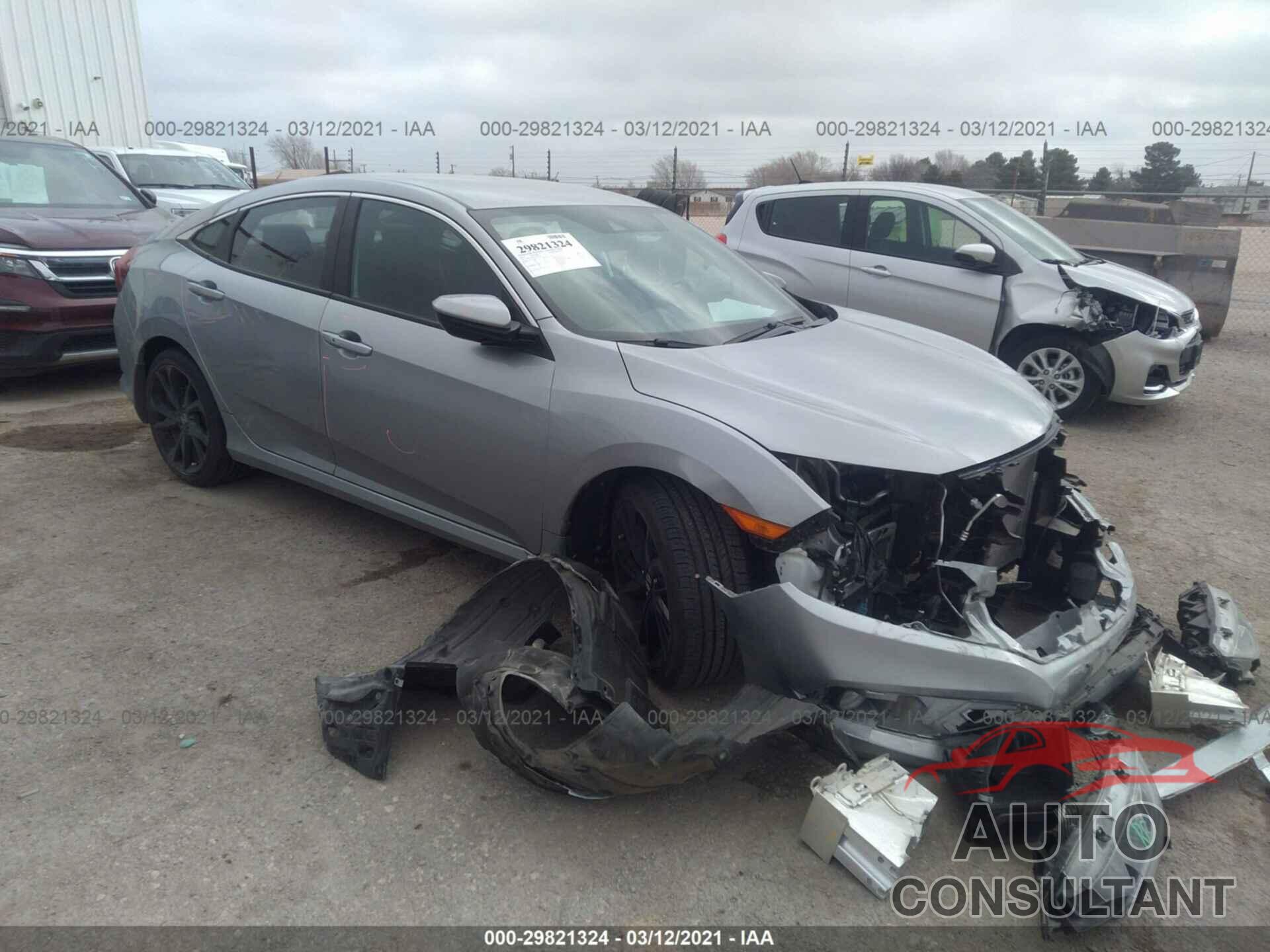 HONDA CIVIC SEDAN 2020 - 19XFC2F87LE015844