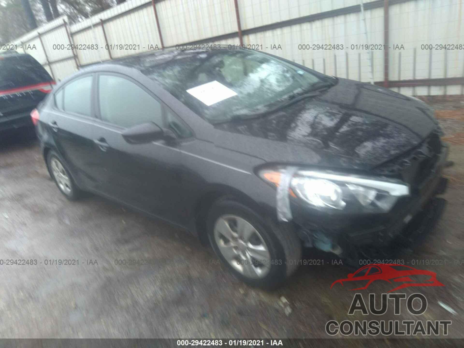KIA FORTE 2016 - KNAFK4A63G5586573