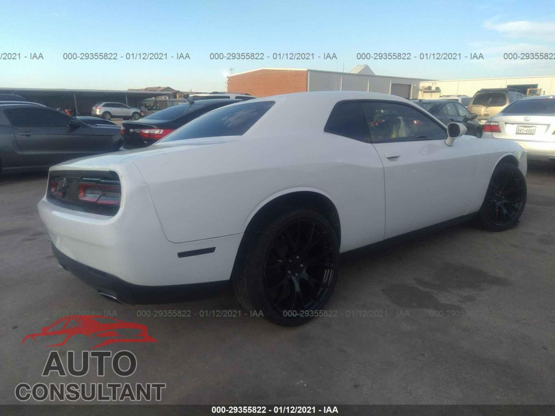 DODGE CHALLENGER 2016 - 2C3CDZAG8GH336913