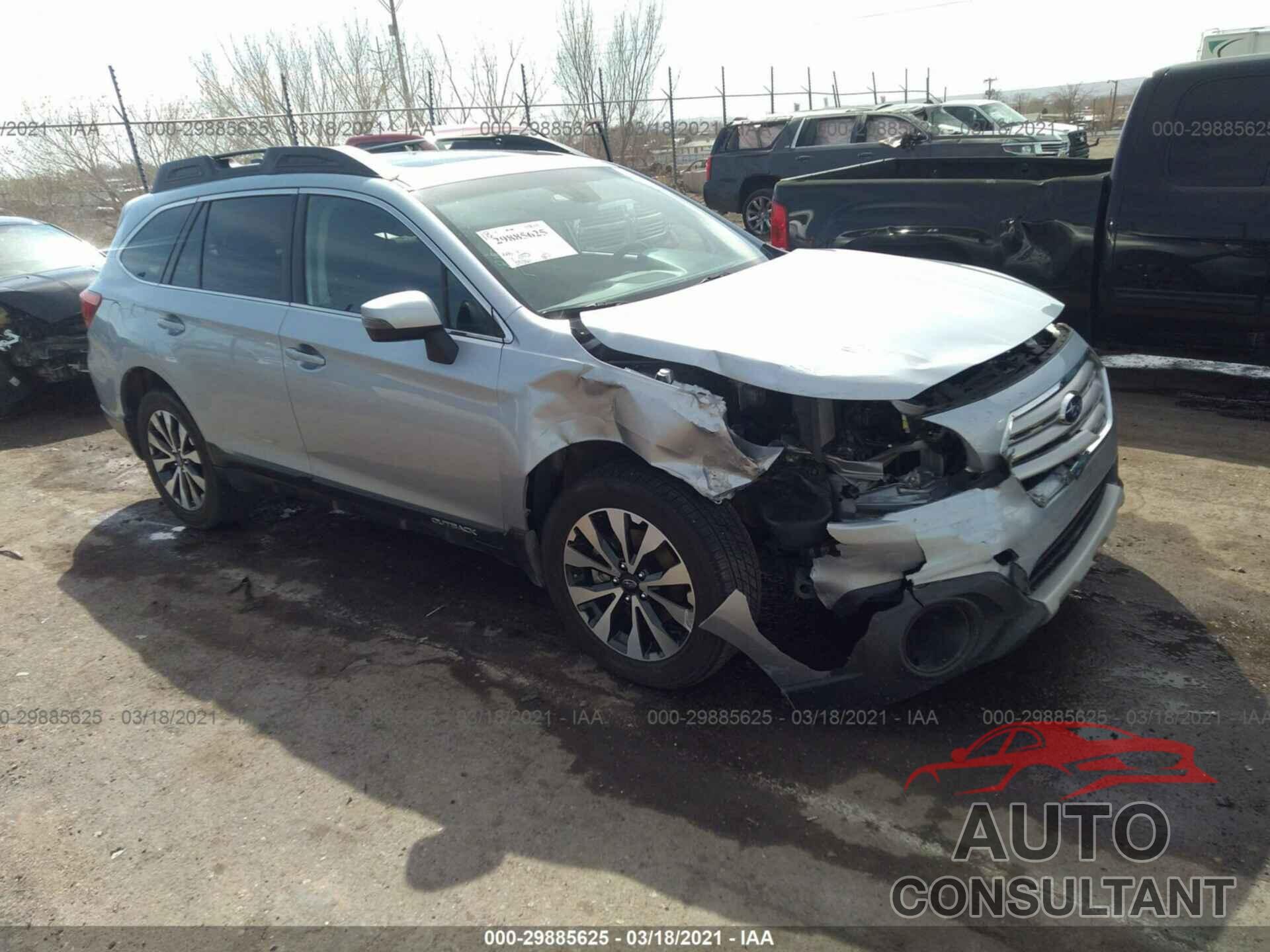 SUBARU OUTBACK 2017 - 4S4BSANC6H3252689
