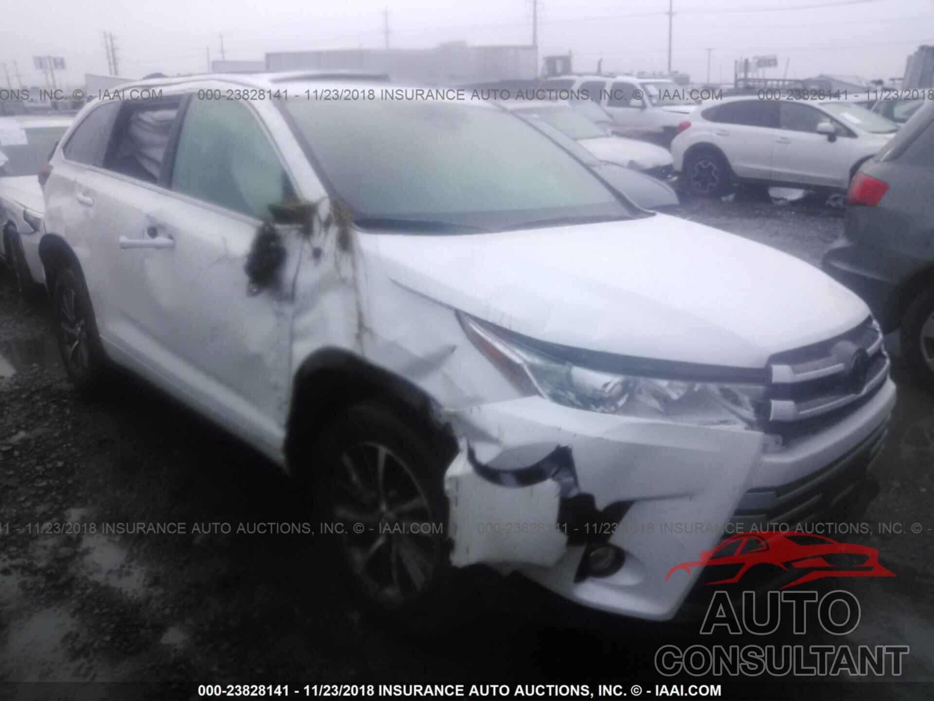 TOYOTA HIGHLANDER 2018 - 5TDKZRFHXJS542270