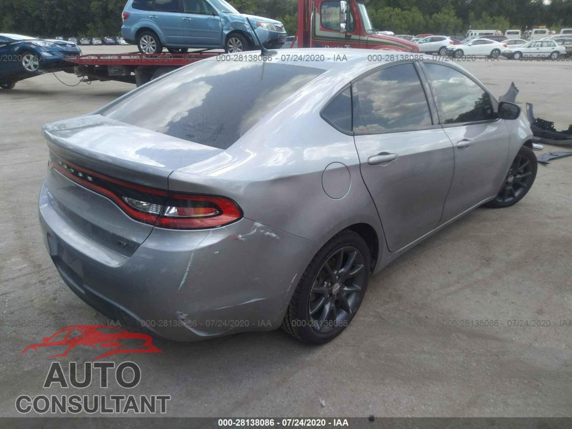 DODGE DART 2016 - 1C3CDFAA2GD541022