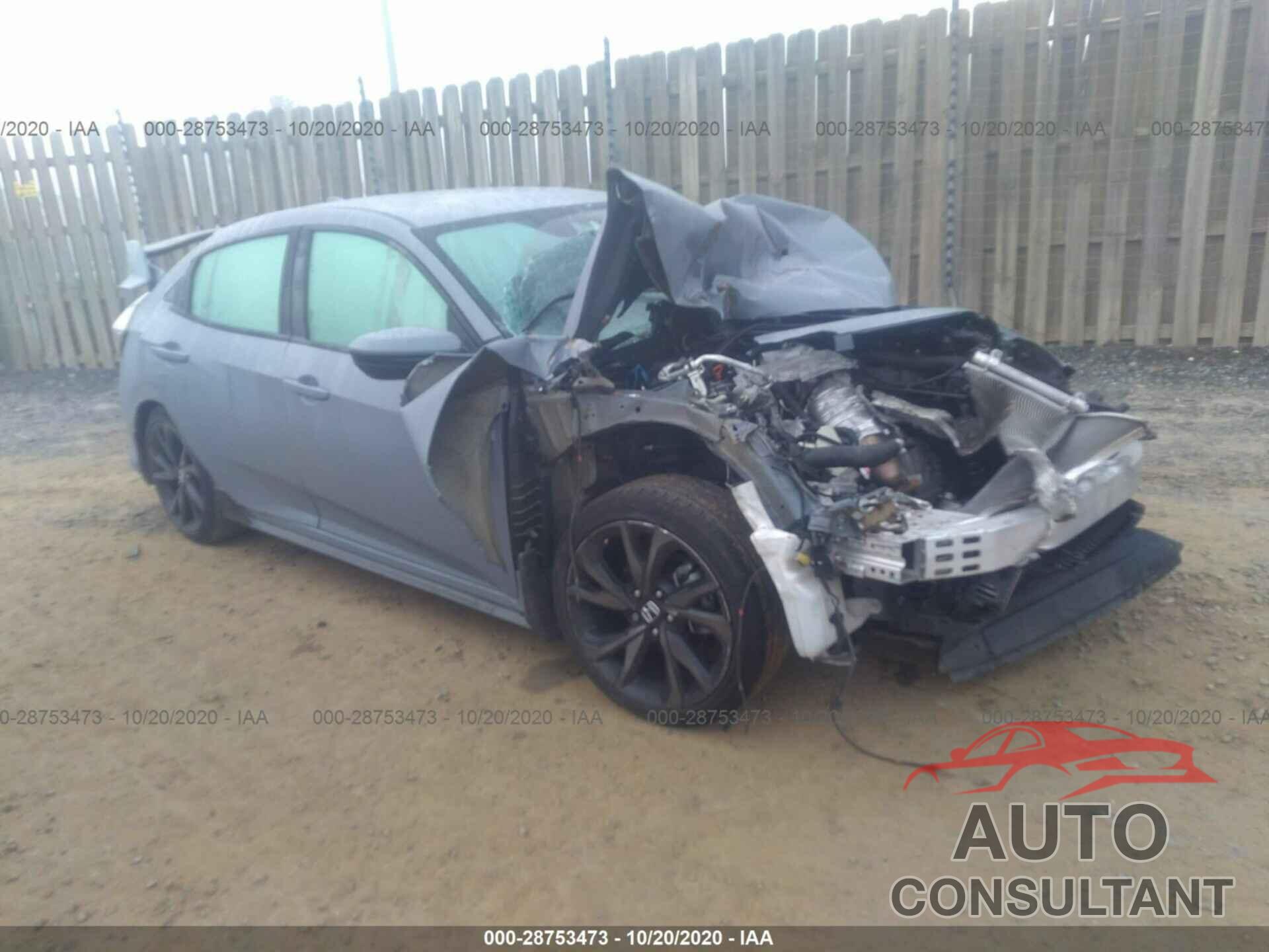 HONDA CIVIC HATCHBACK 2019 - SHHFK7G42KU223276