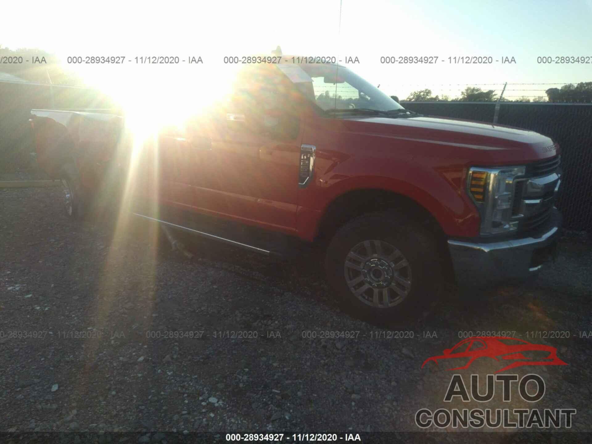 FORD SUPER DUTY F-250 SRW 2019 - 1FT7W2B67KEG32140