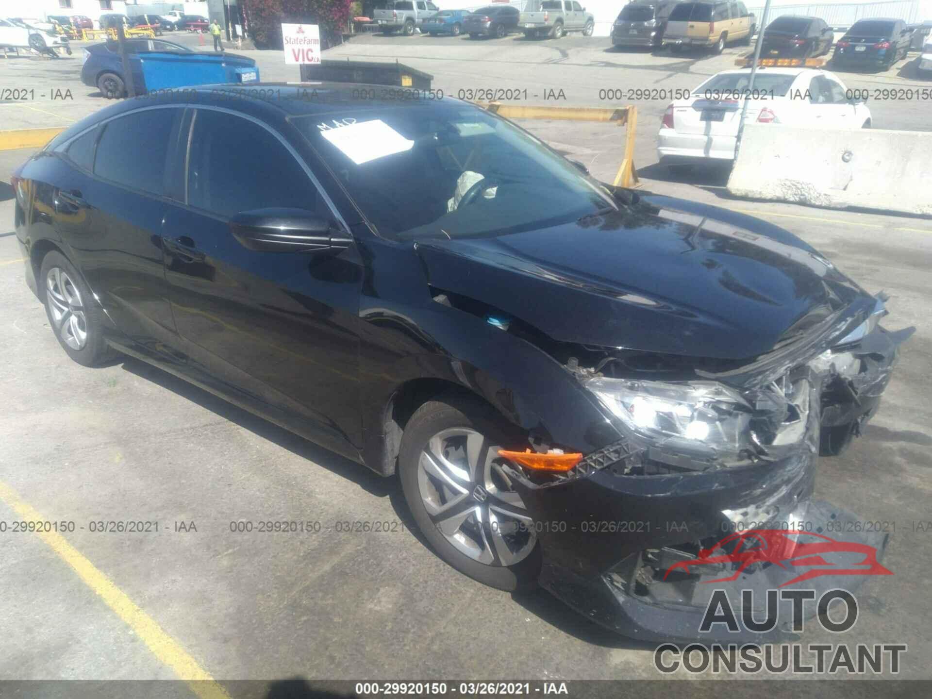 HONDA CIVIC SEDAN 2016 - 2HGFC2F58GH513536