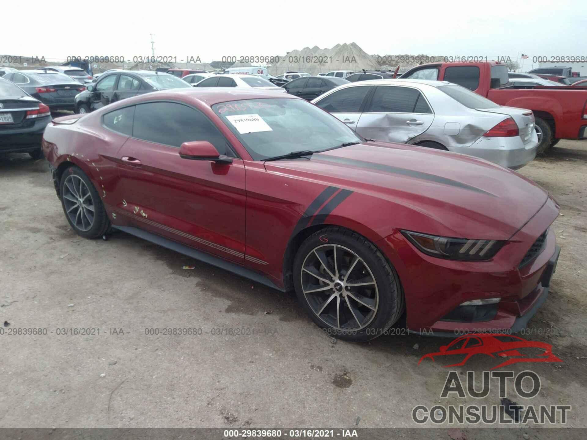 FORD MUSTANG 2017 - 1FA6P8TH0H5322809