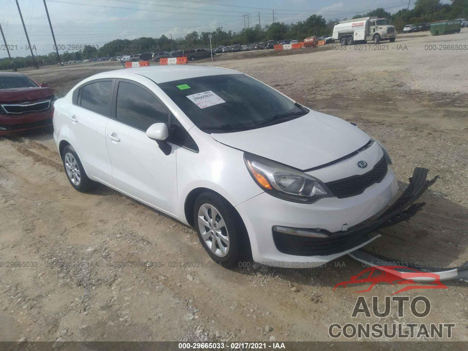 KIA RIO 2016 - KNADM4A31G6590588