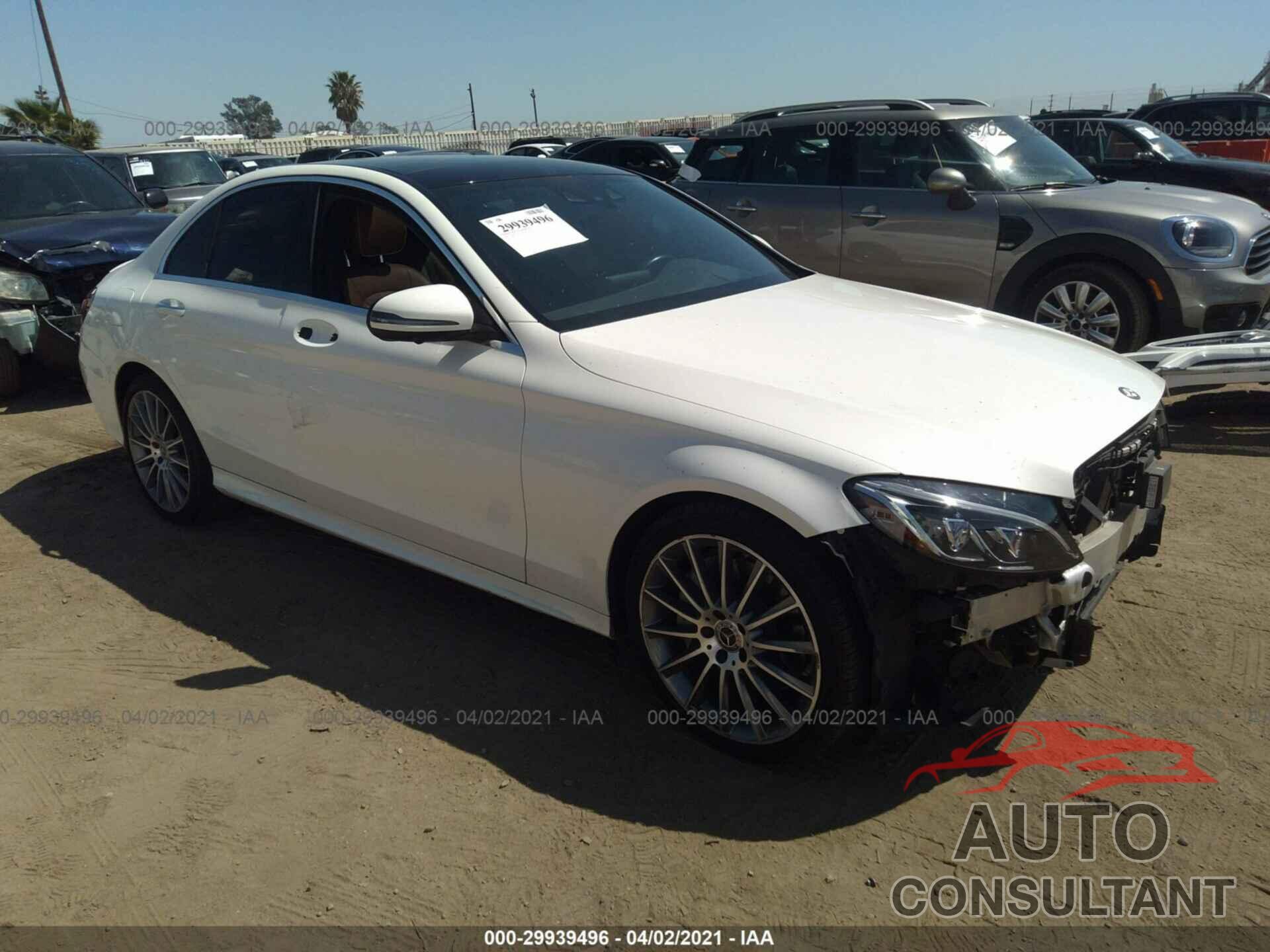 MERCEDES-BENZ C-CLASS 2017 - 55SWF4JB7HU215936