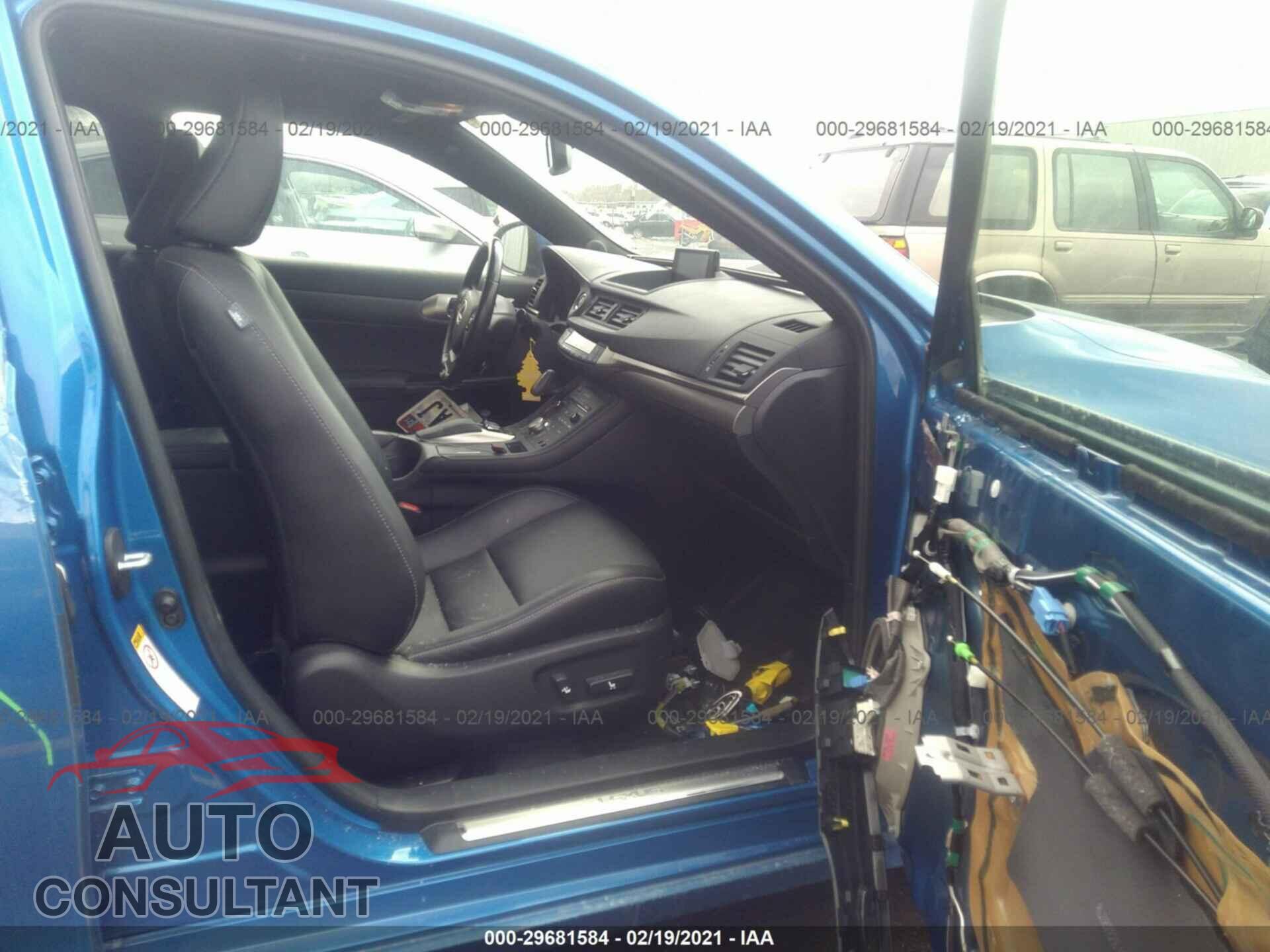 LEXUS CT 2017 - JTHKD5BH3H2297213