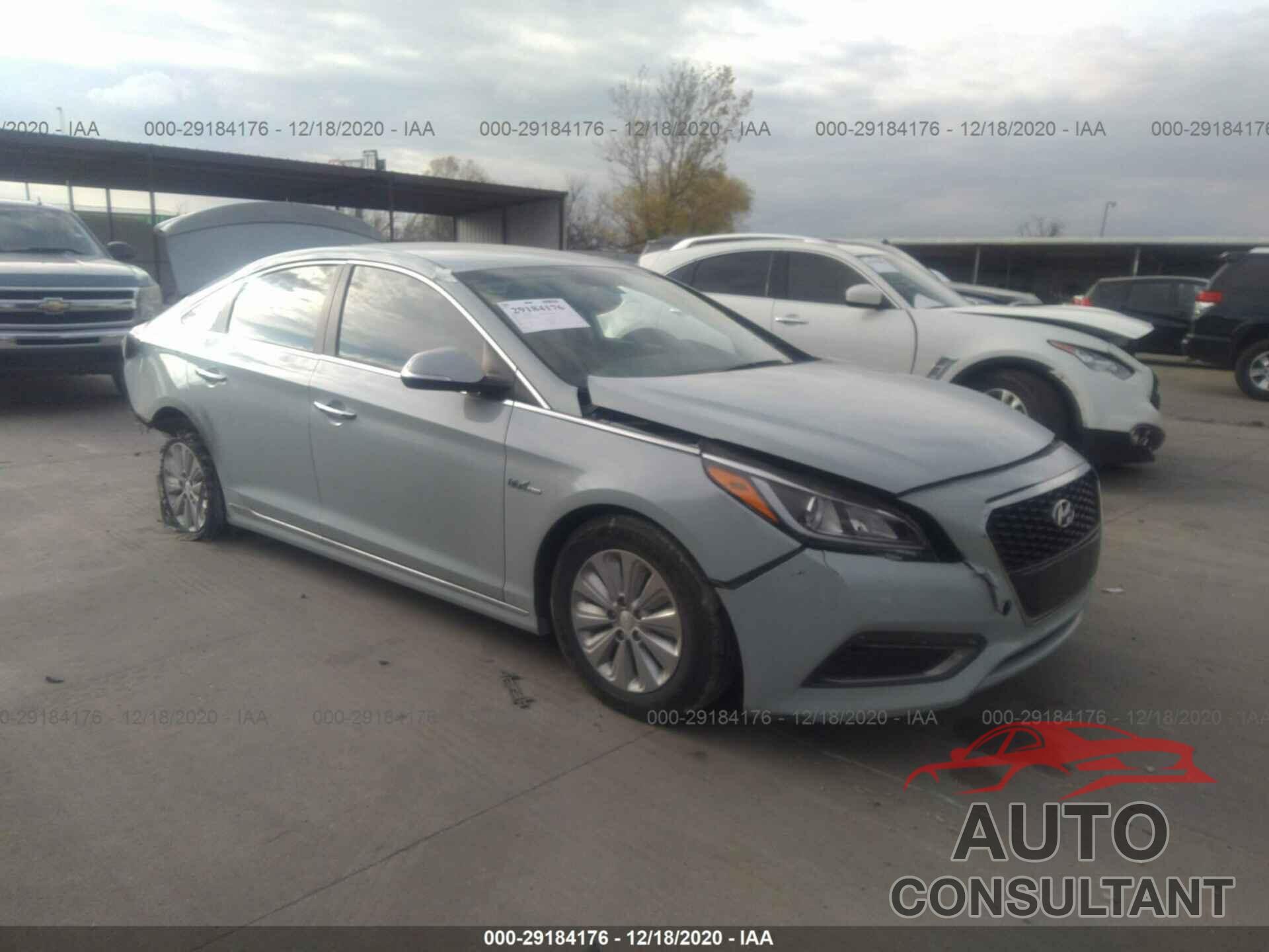 HYUNDAI SONATA HYBRID 2016 - KMHE24L13GA016284