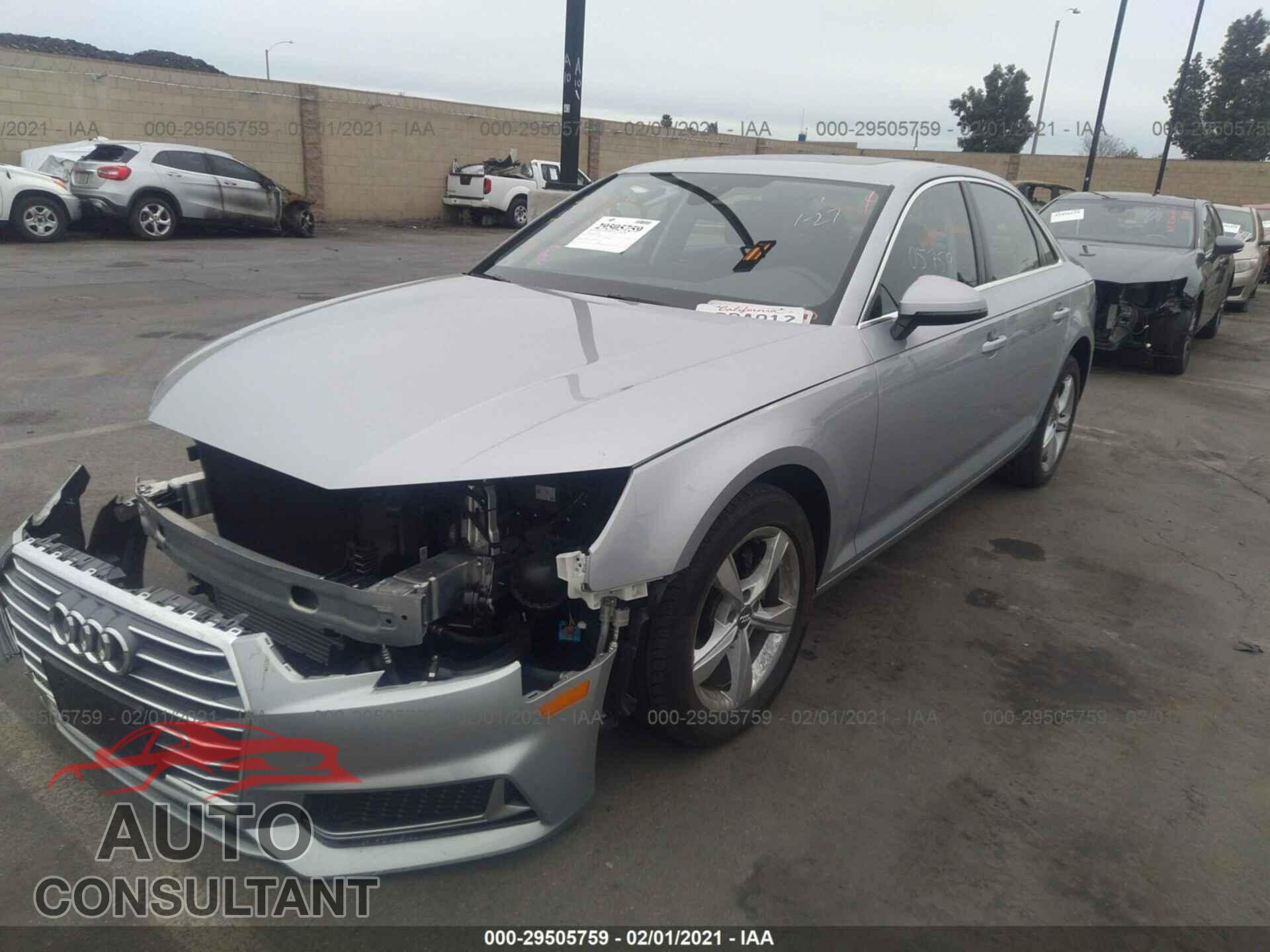 AUDI A4 2019 - WAUGMAF49KA011656