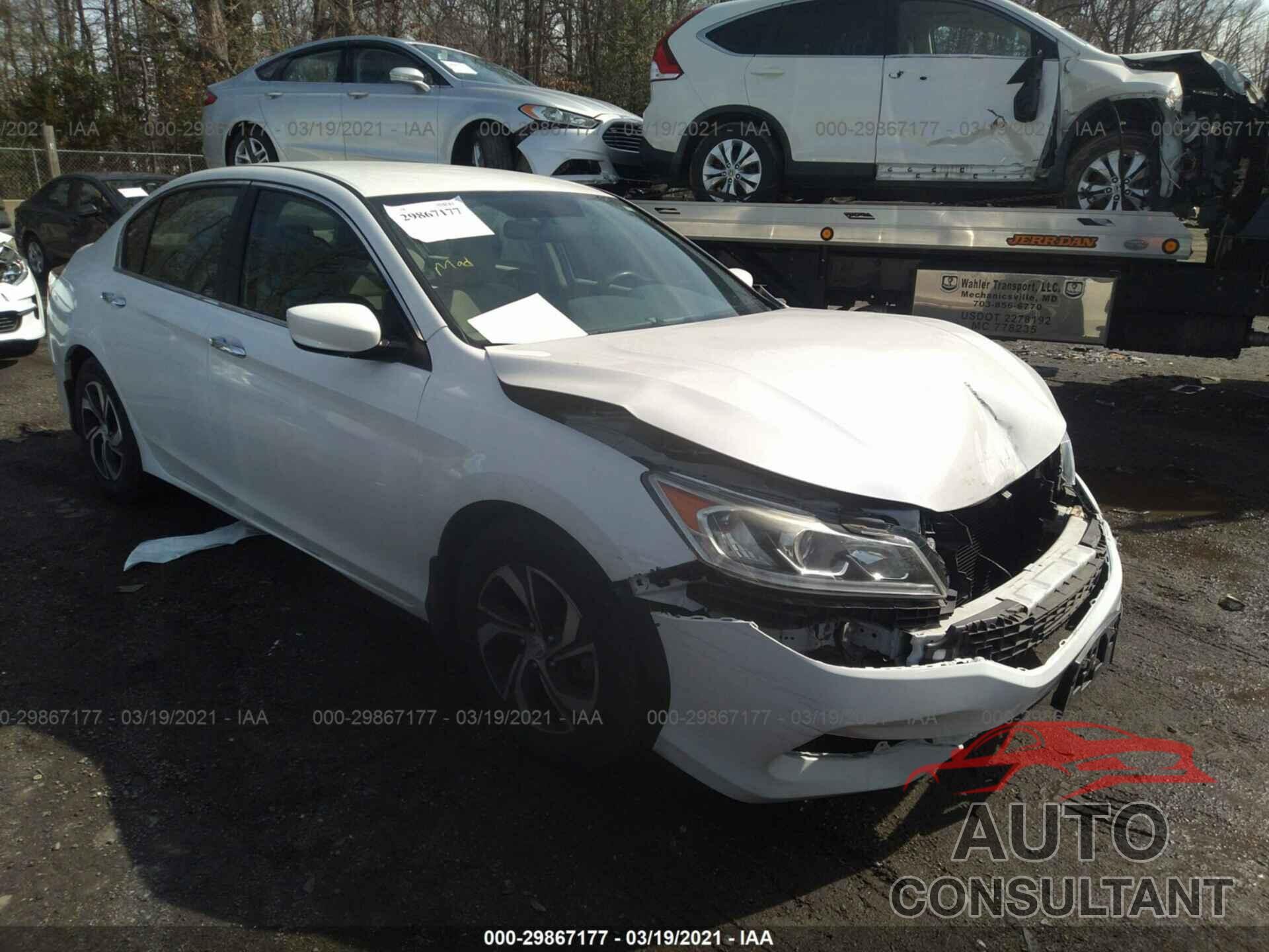 HONDA ACCORD SEDAN 2017 - 1HGCR2F36HA197716