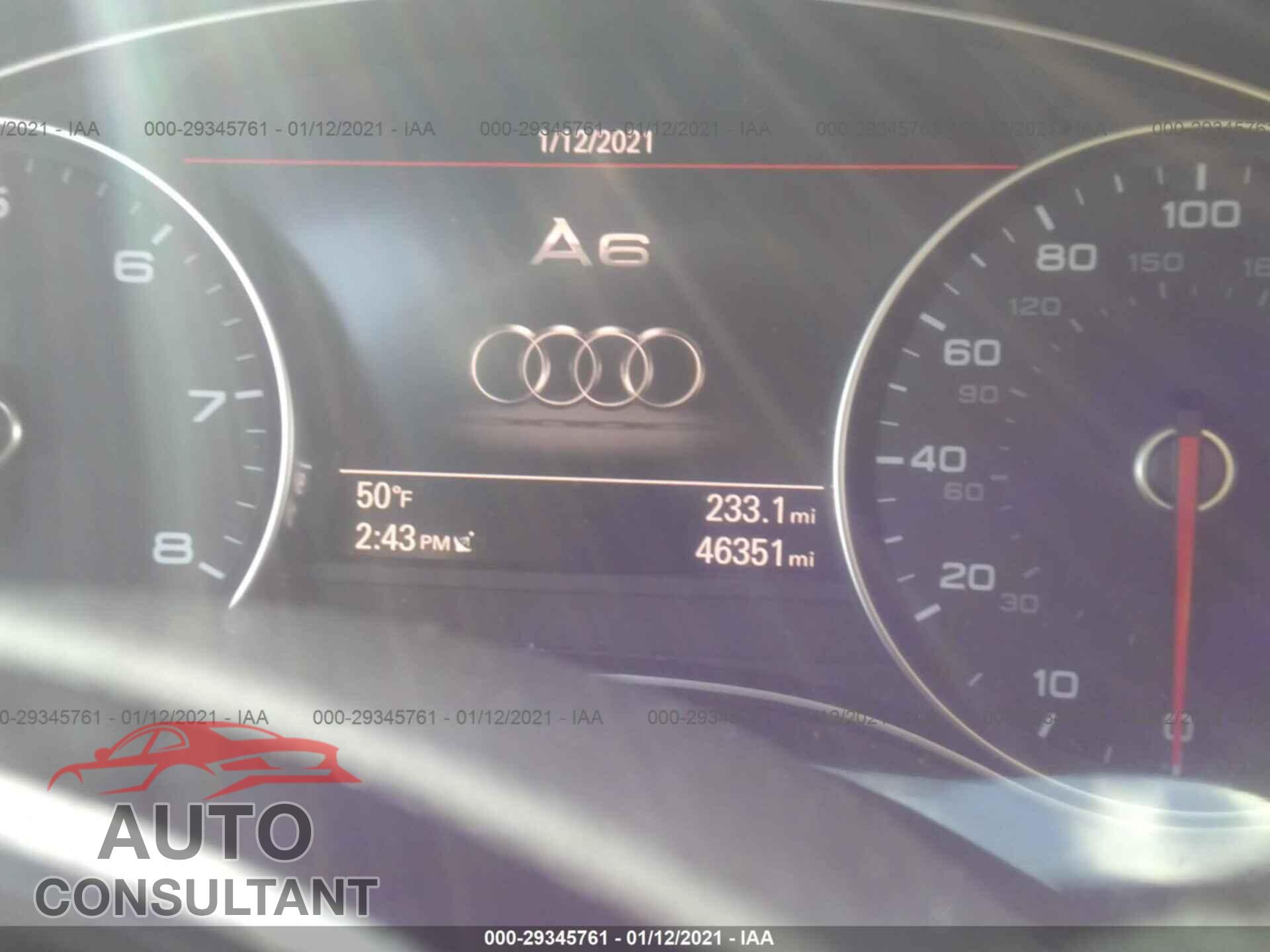 AUDI A6 2018 - WAUG8AFC6JN043743