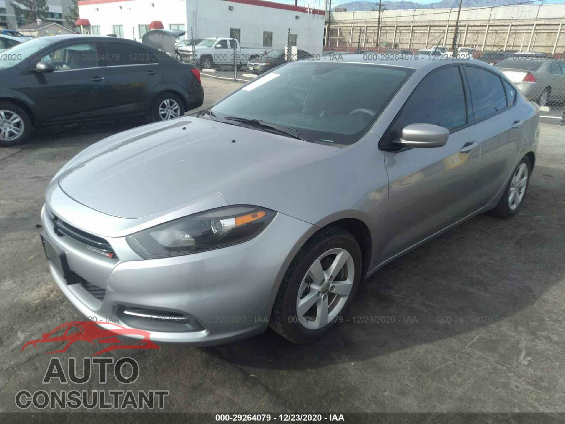 DODGE DART 2016 - 1C3CDFBB3GD605625