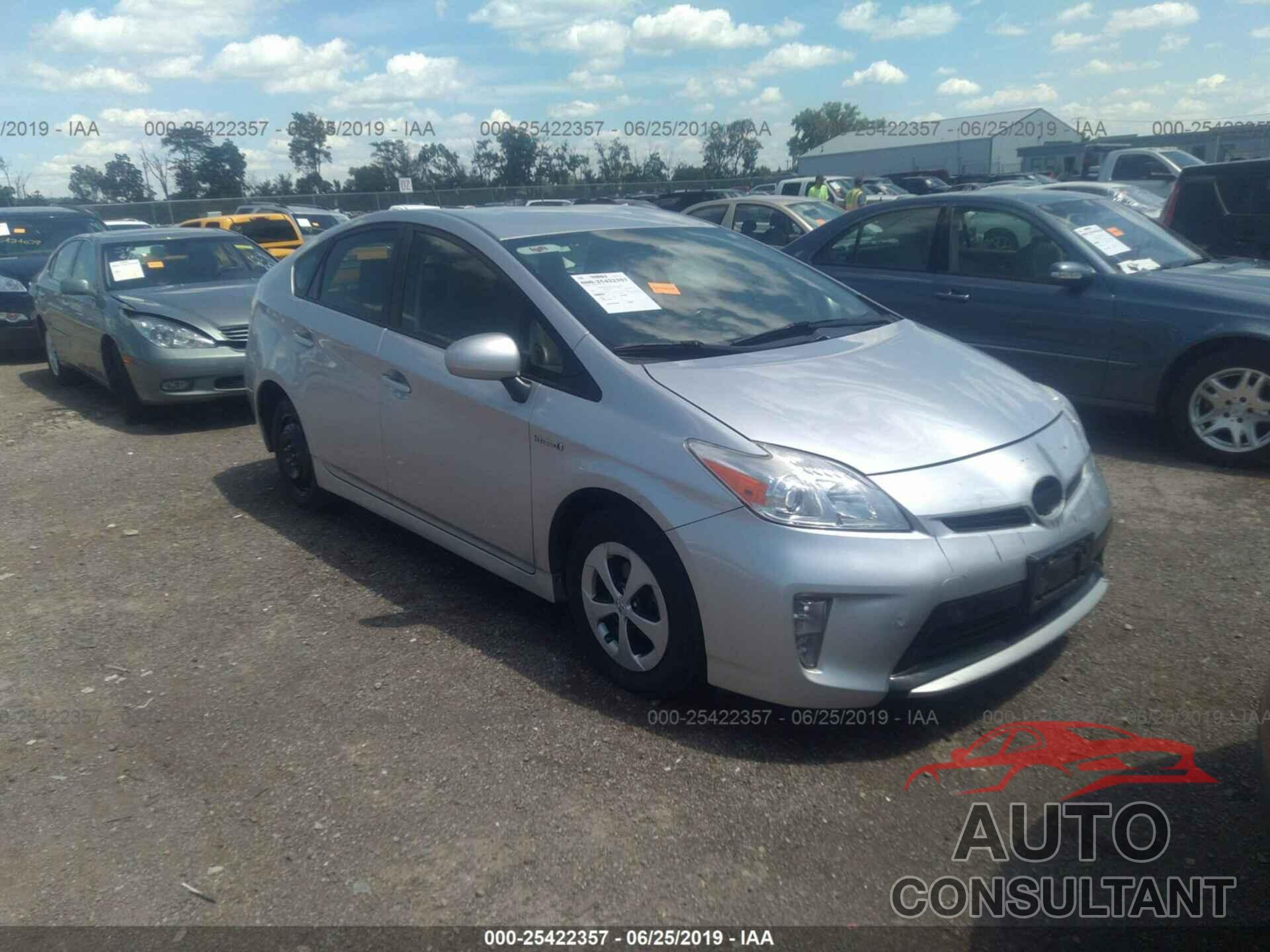 TOYOTA PRIUS 2012 - JTDKN3DU0C5413214