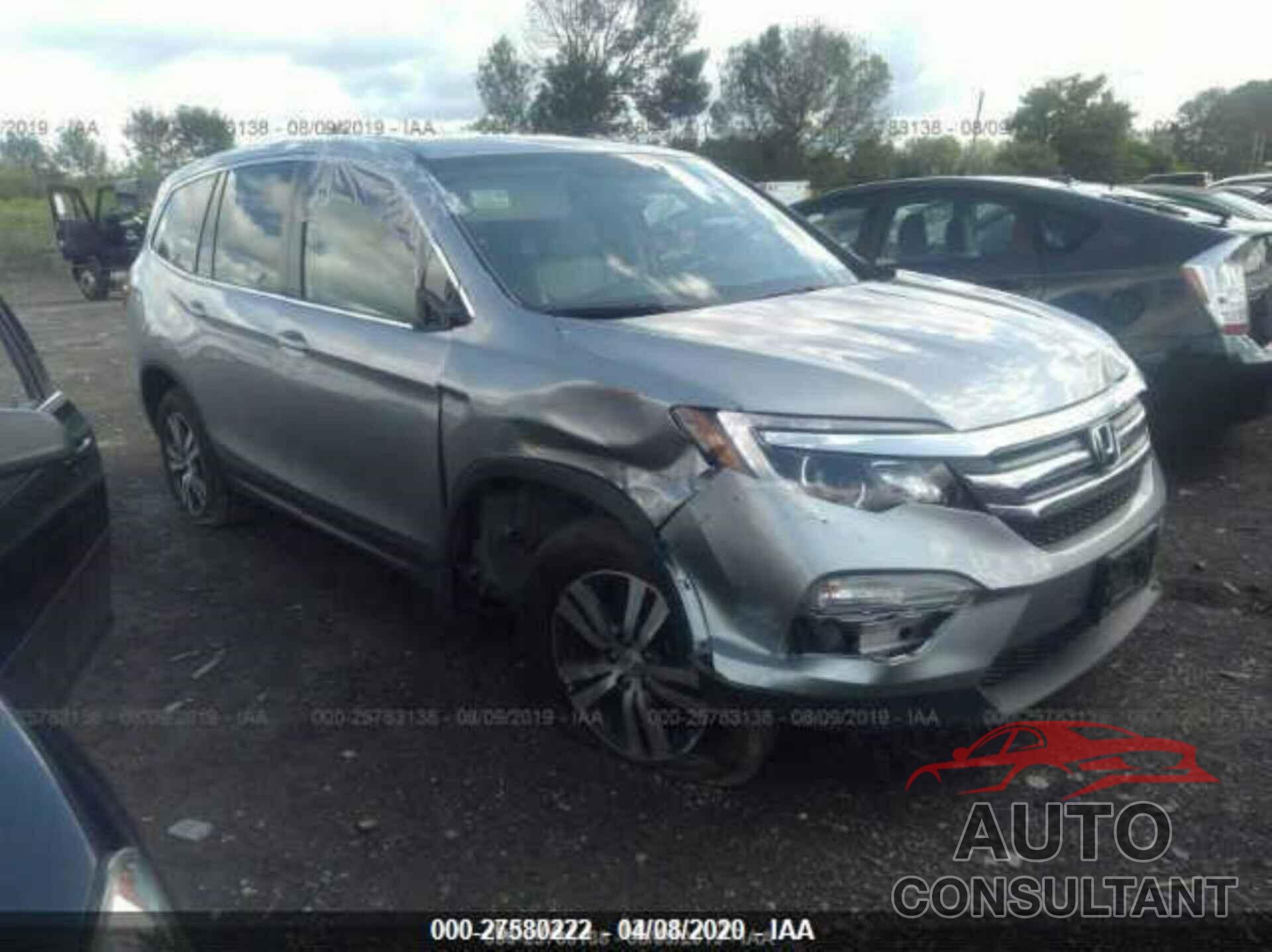 HONDA PILOT 2017 - 5FNYF6H57HB053053