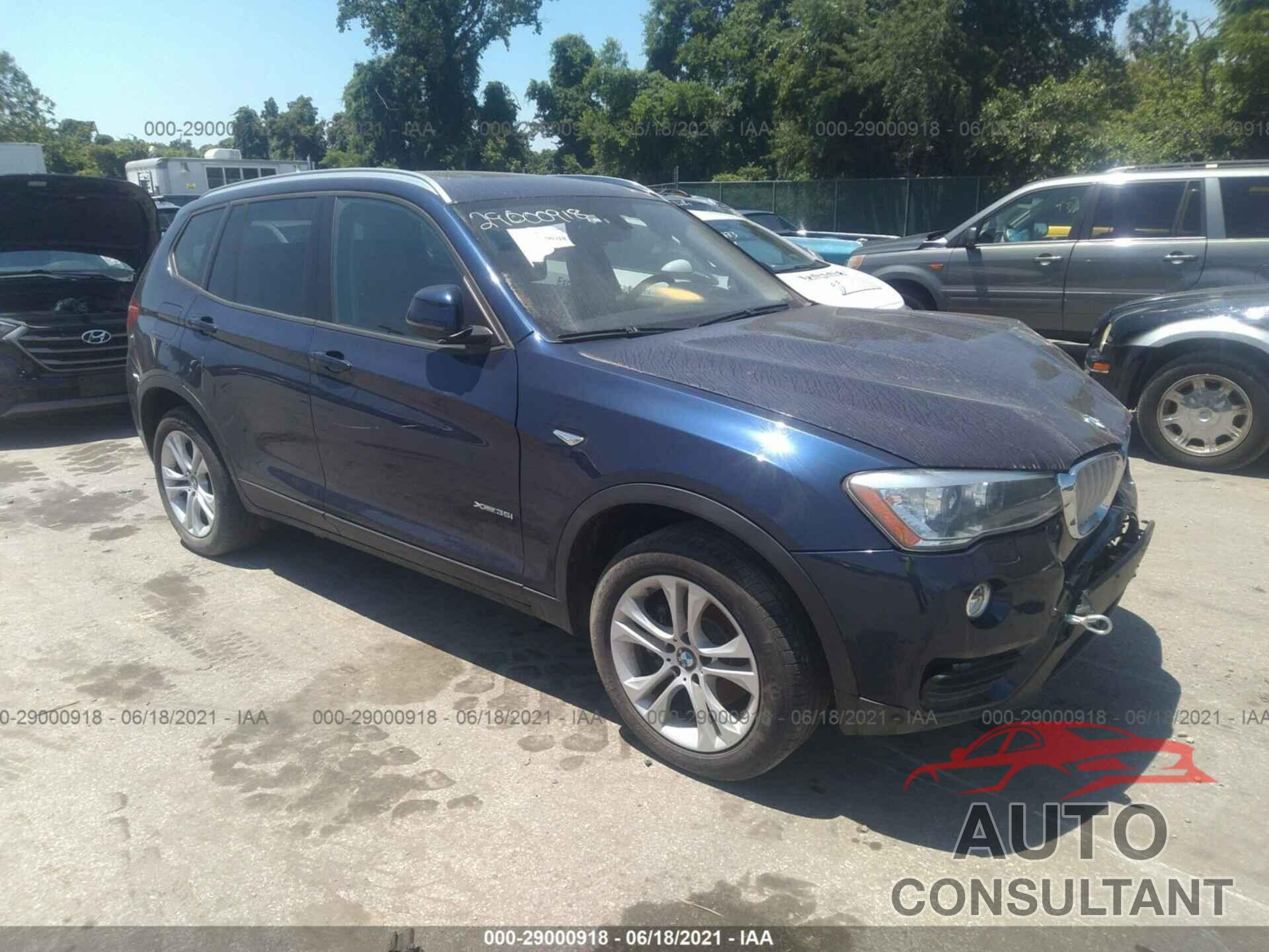 BMW X3 2016 - 5UXWX7C57G0S17737