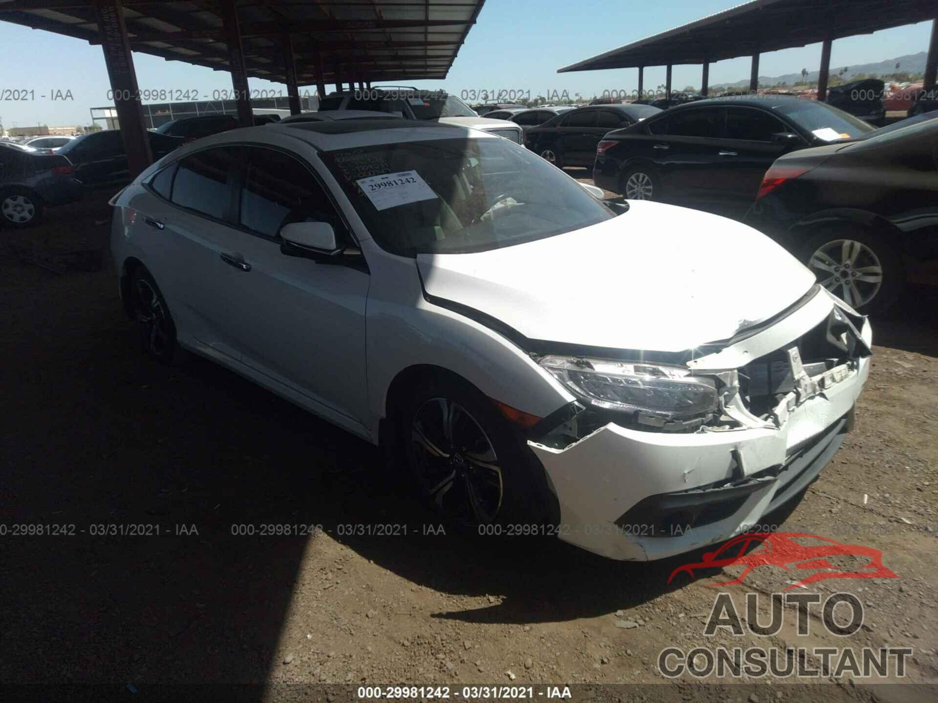 HONDA CIVIC SEDAN 2016 - 19XFC1F9XGE000747