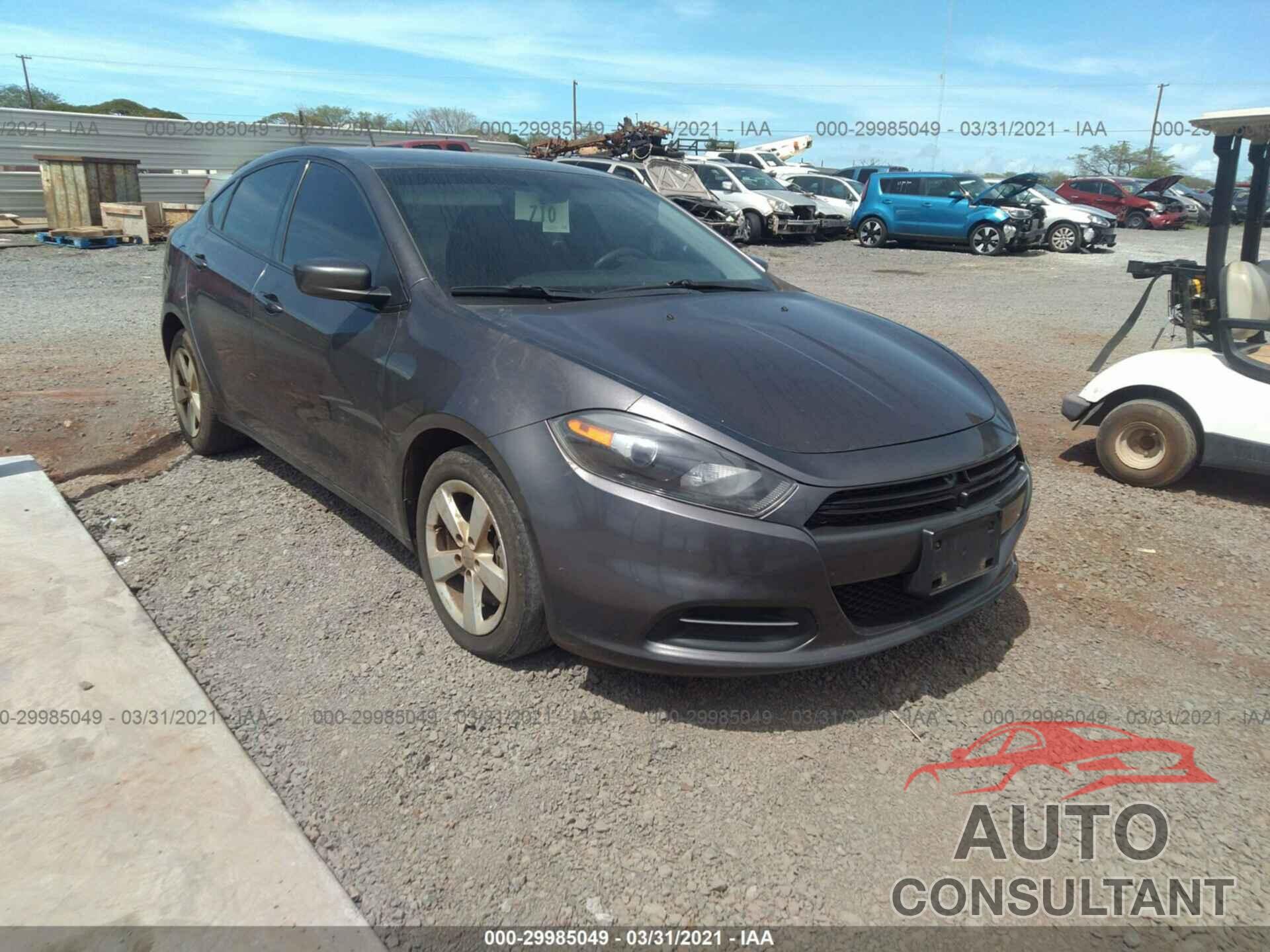 DODGE DART 2016 - 1C3CDFBB3GD680129