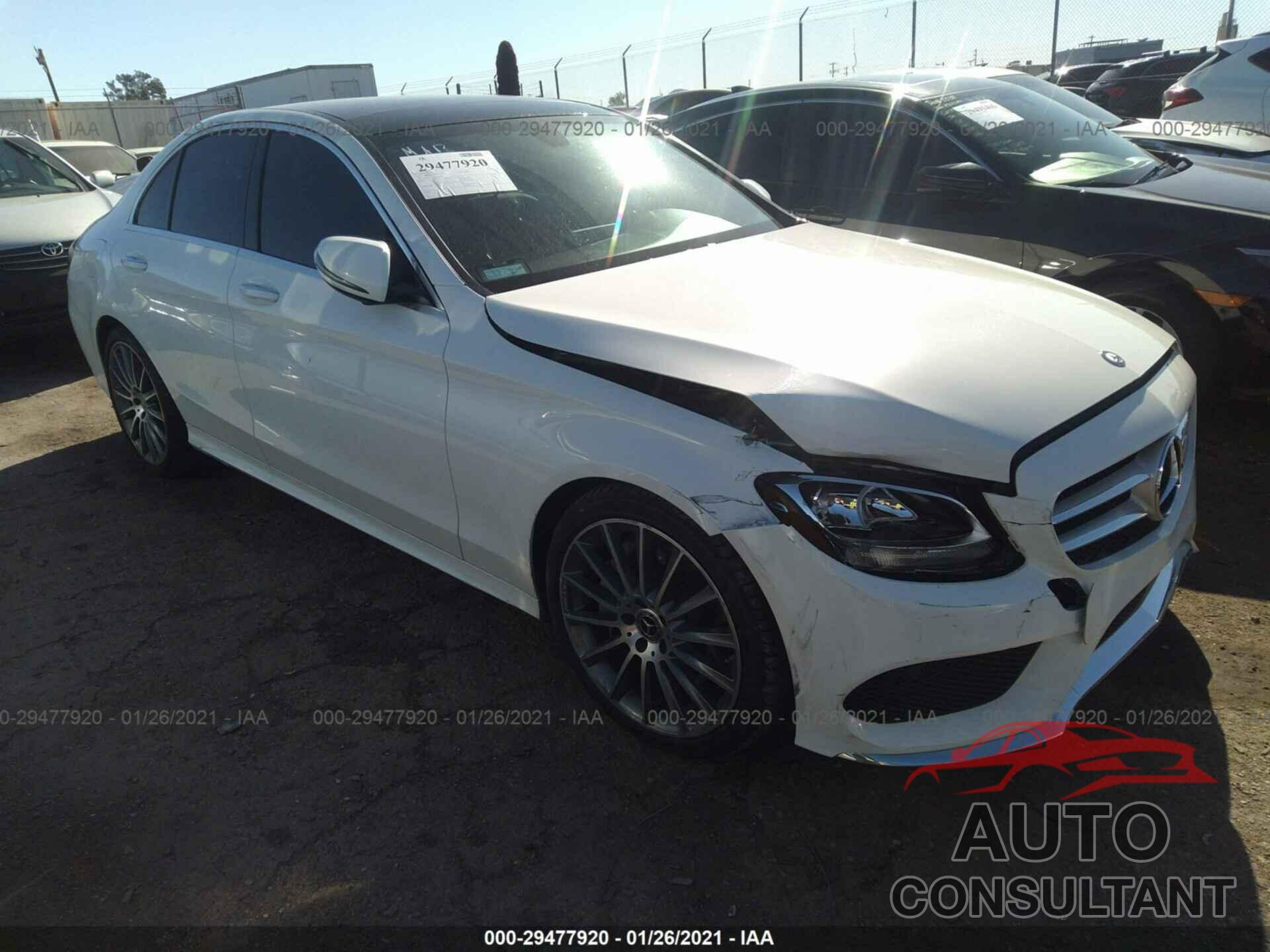 MERCEDES-BENZ C-CLASS 2017 - 55SWF4JB8HU223852