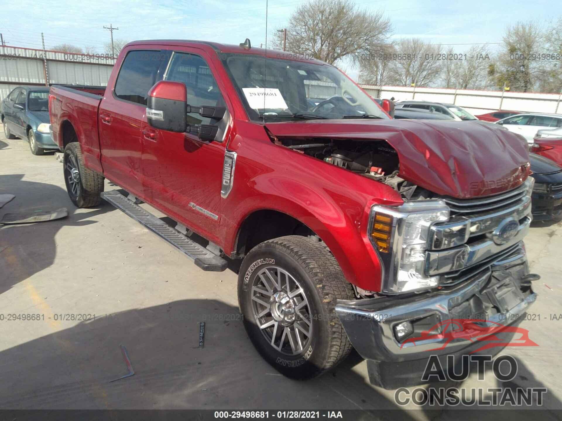 FORD SUPER DUTY F-250 SRW 2019 - 1FT7W2BT0KEC88186