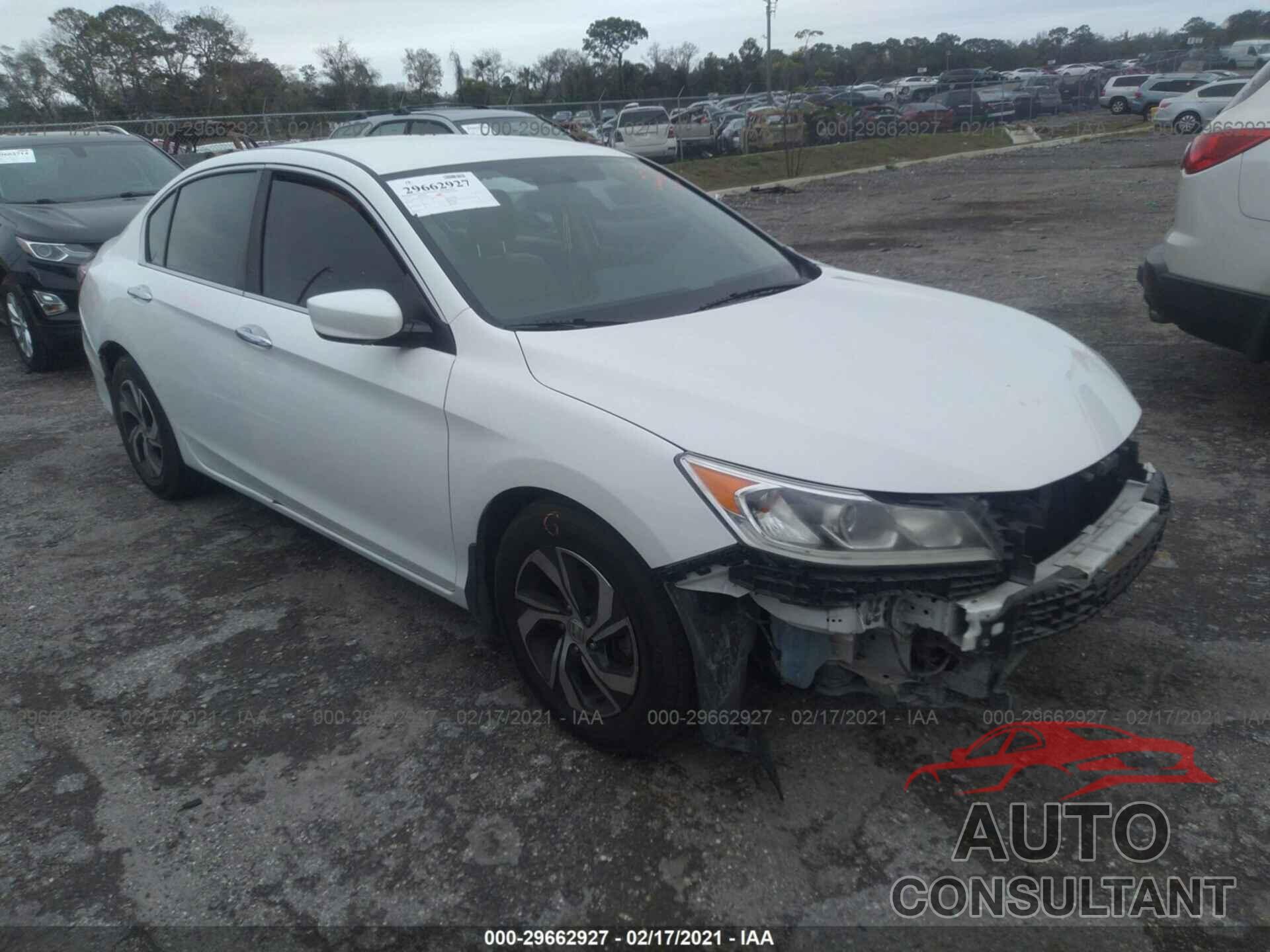 HONDA ACCORD SEDAN 2016 - 1HGCR2F37GA080824