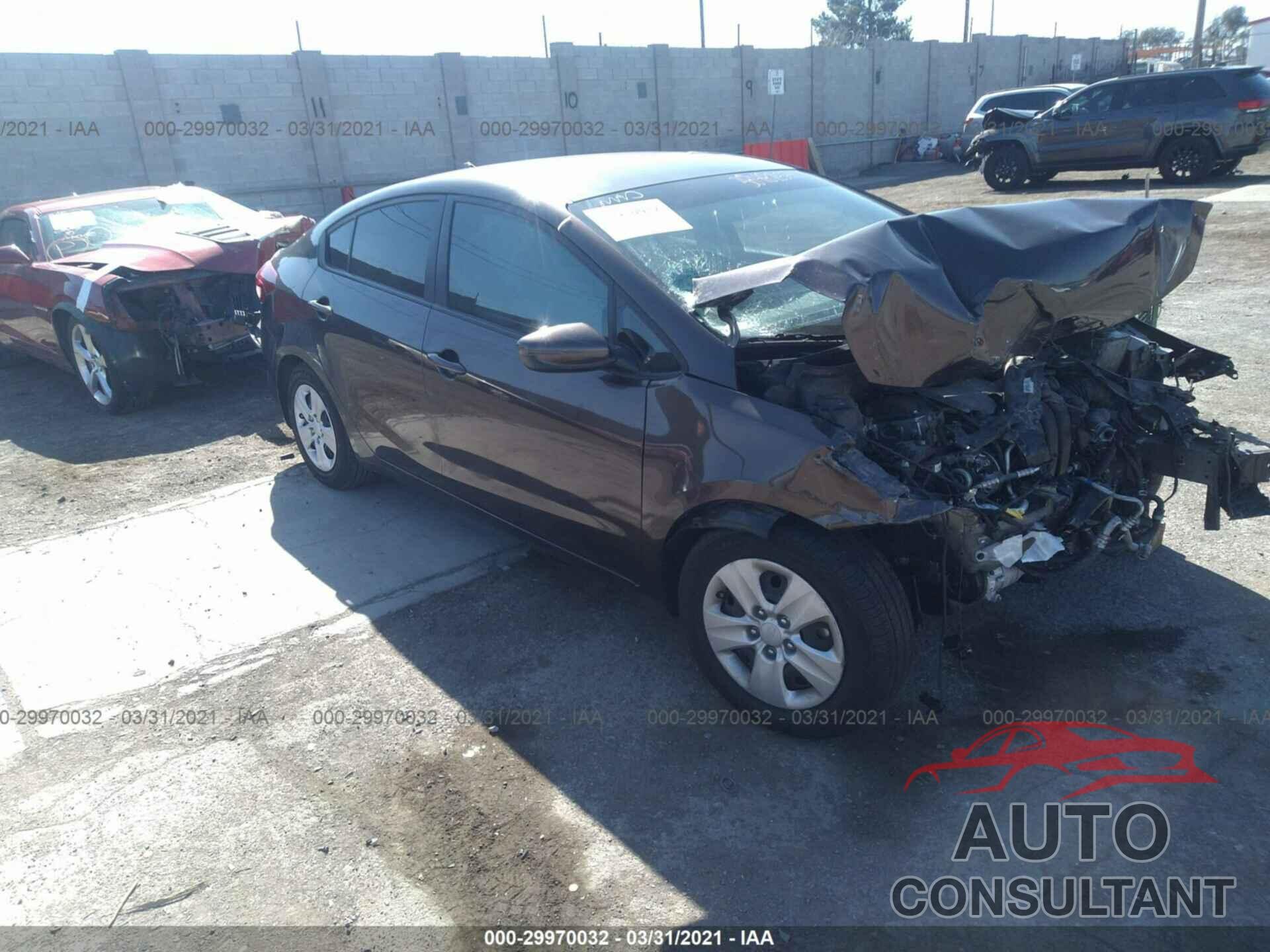 KIA FORTE 2017 - 3KPFL4A76HE128704