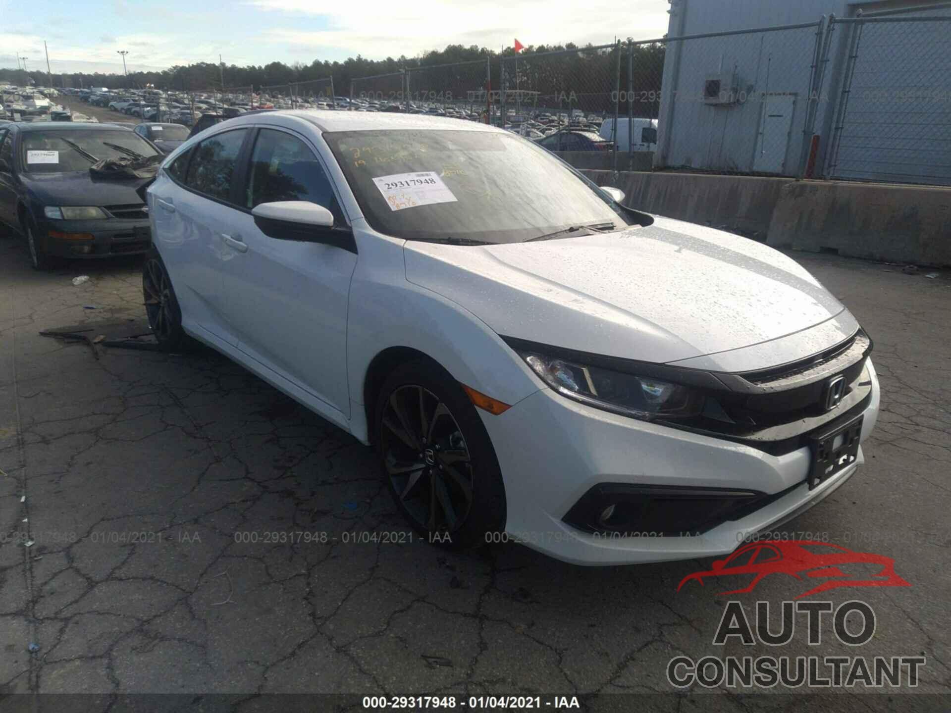 HONDA CIVIC SEDAN 2019 - 2HGFC2F89KH597286